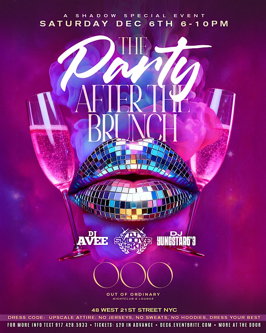 The PARTY After the Brunch at 48 W 21st St – New York, NY