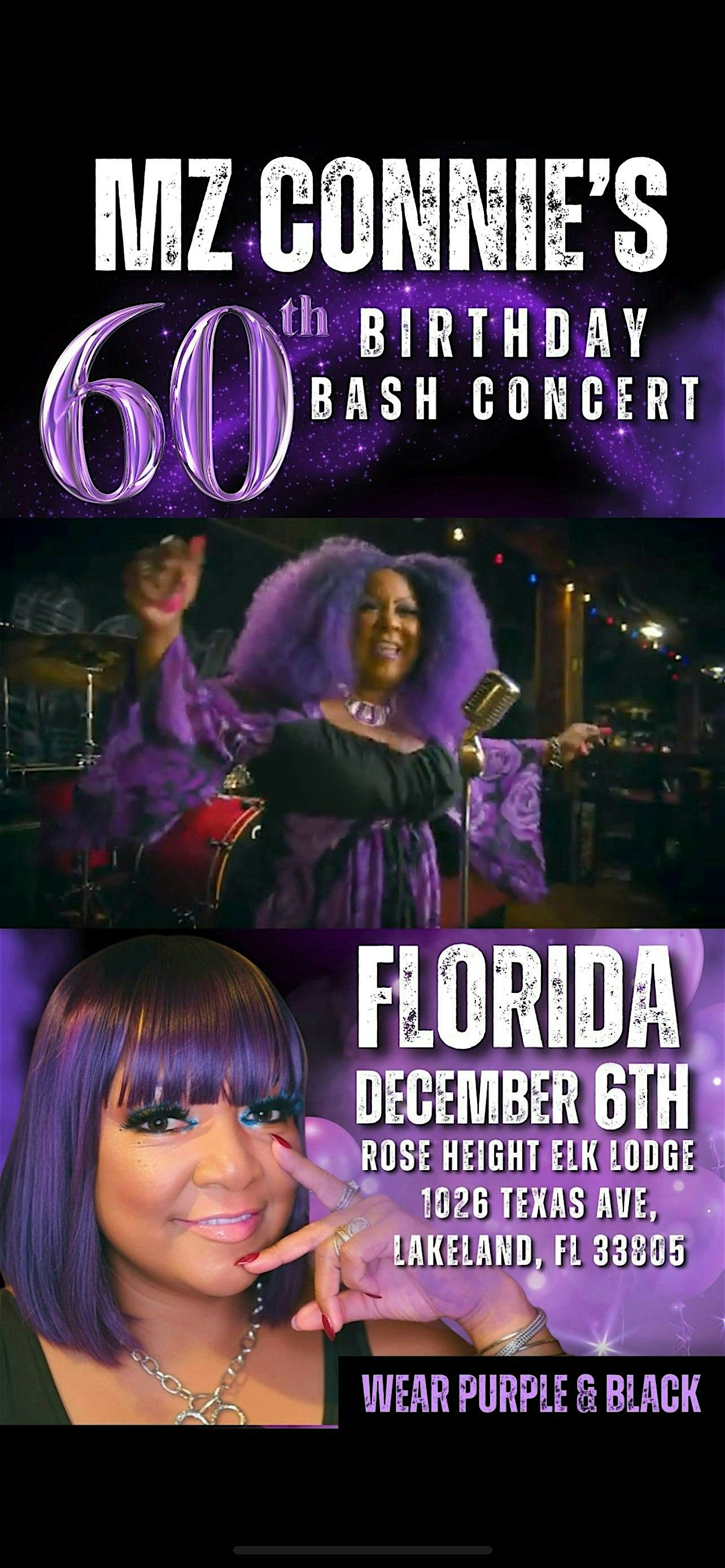 MZ CONNIE’S 60TH BIRTHDAY BASH~SOUTHERN SOUL EDITION at 1026 Texas Ave – Lakeland, FL