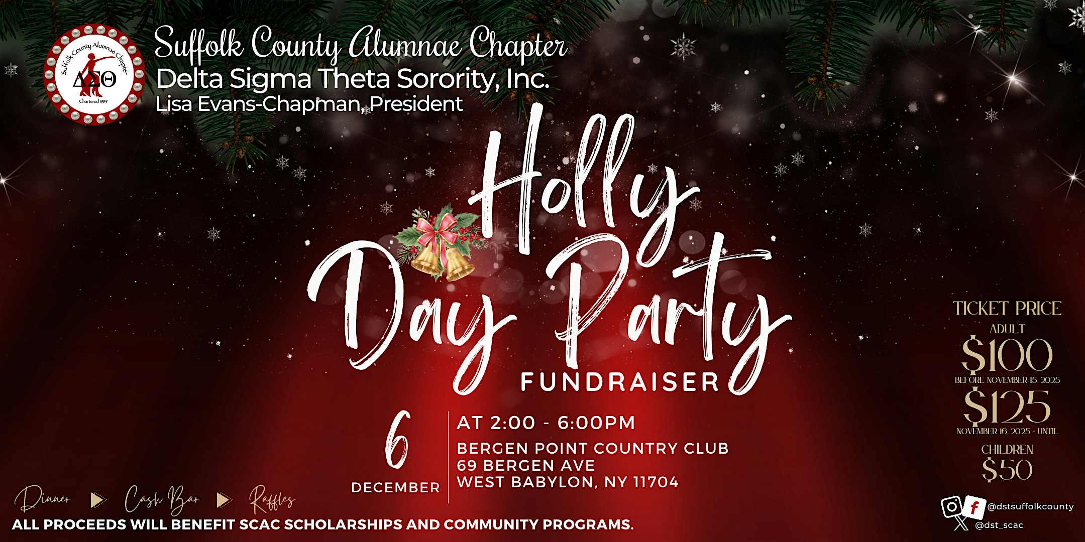 SCAC Holly Day Party at Bergen Point Golf Course – West Babylon, NY