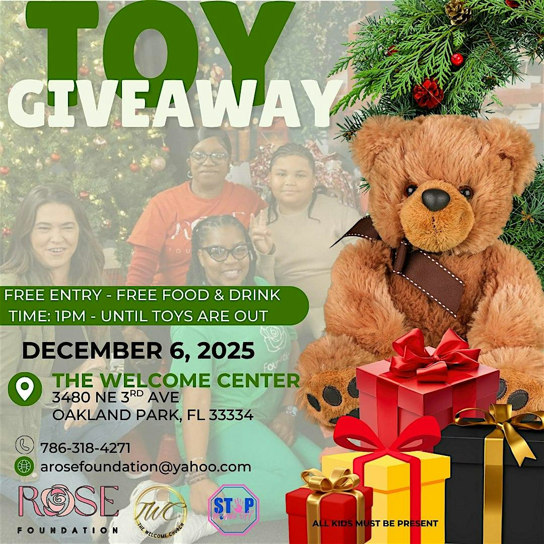 4th Annual Stuff-A-Truck Toy Giveaway at The Welcome Church, 3480 NE 3rd Ave, Oakland Park, FL 33334 – Lauderhill, FL