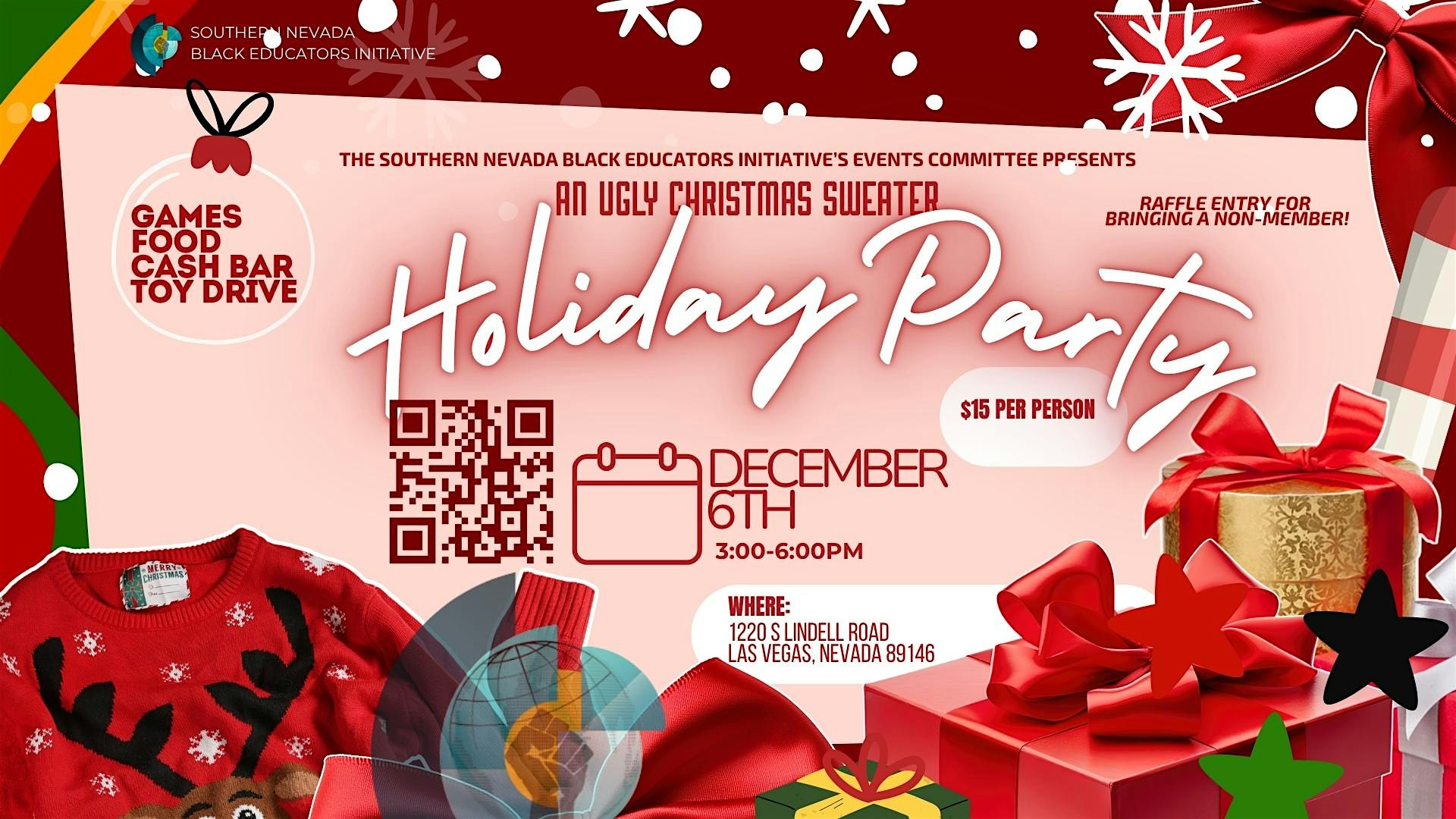 SNBEI Presents: An Ugly Christmas Sweater Holiday Mixer at 1220 S Lindell Rd – Las Vegas, NV