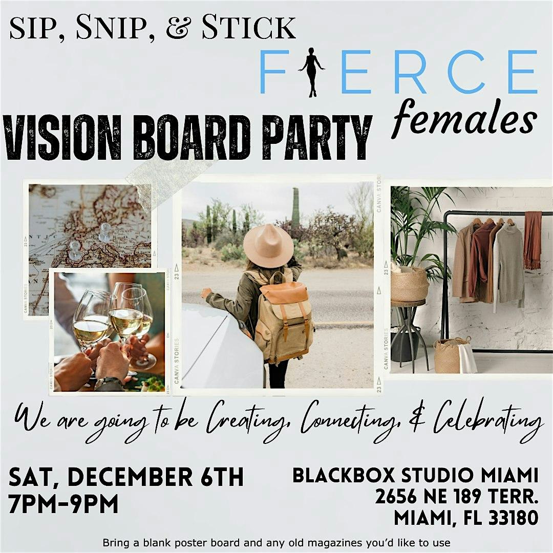 Vision Board Party- FREE at Black Box Studios Miami – Dance & Movement – Miami, FL