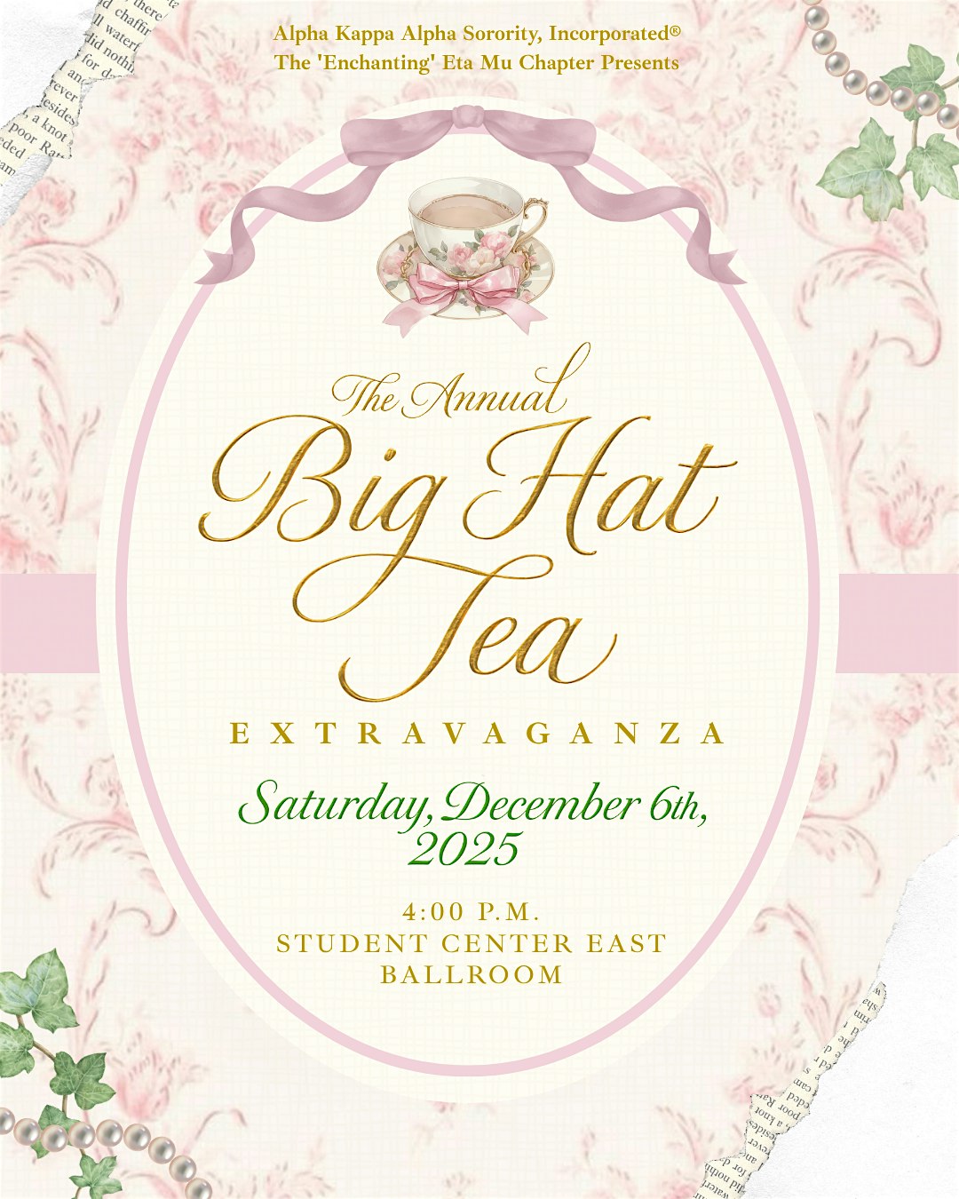 The Big Hat Tea Extravaganza at 55 Gilmer St SE – Atlanta, GA