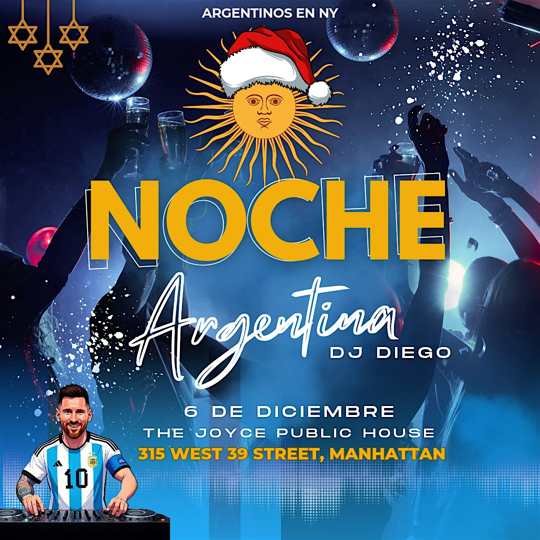 Noche Argentina Dic. 2025 at The Joyce Public House – New York, NY