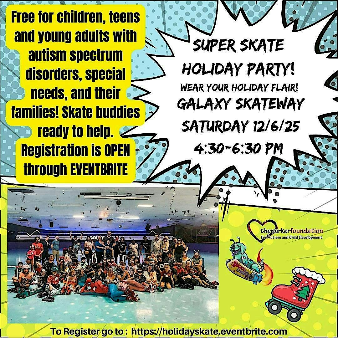 Holiday Super Skate for Super Kids 2025! at Galaxy Skateway – Melbourne, FL