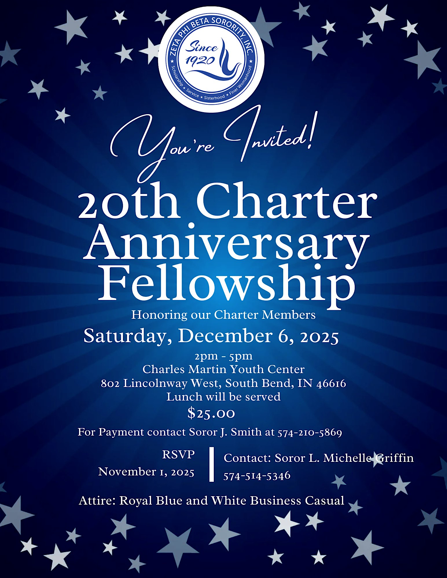 YOZ 20th Charter Fellowship at Charles Martin Youth Center – South Bend, IN
