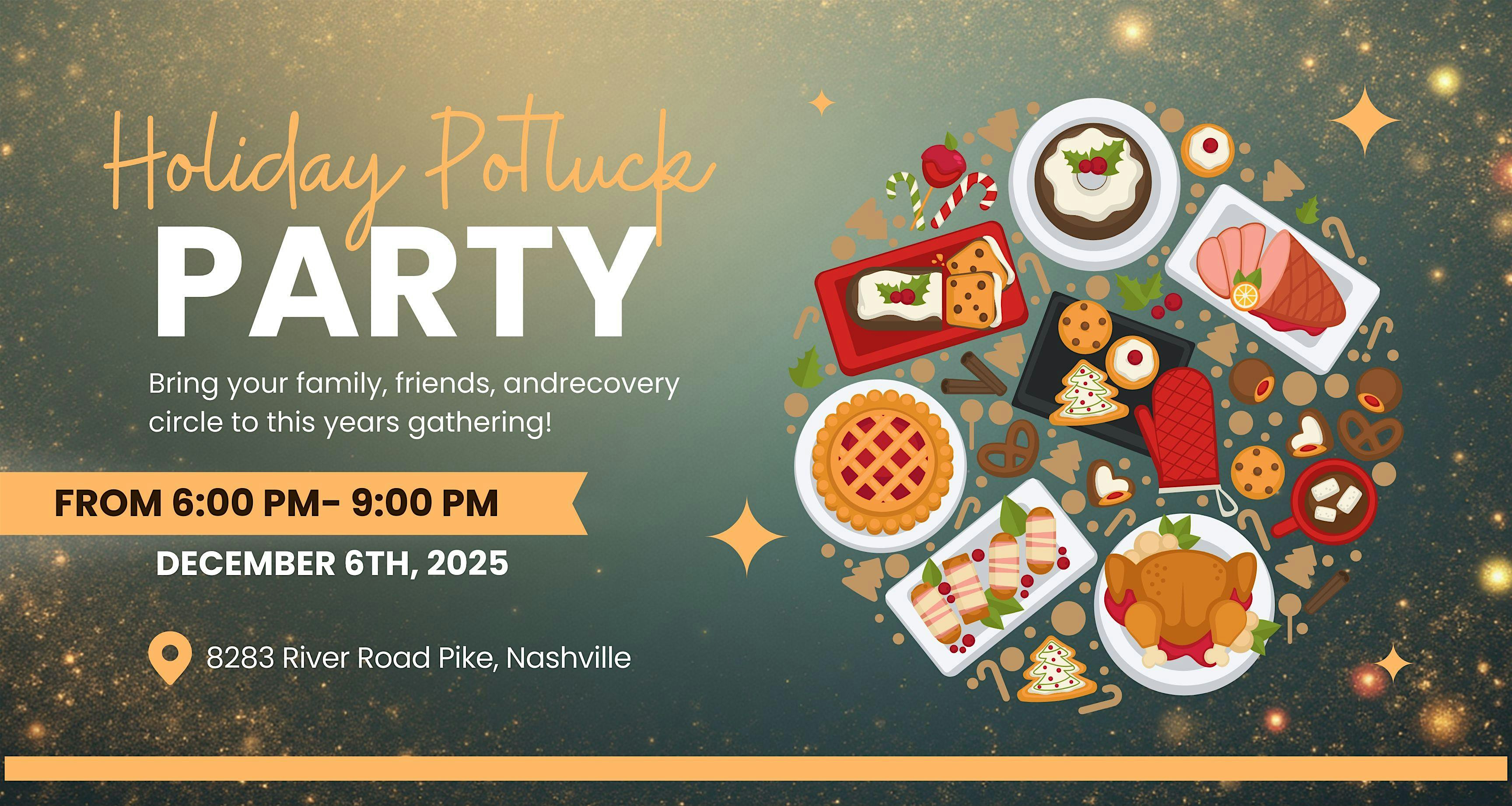 Crock Potluck Holiday Party! at 8283 River Rd Pike – Nashville, TN