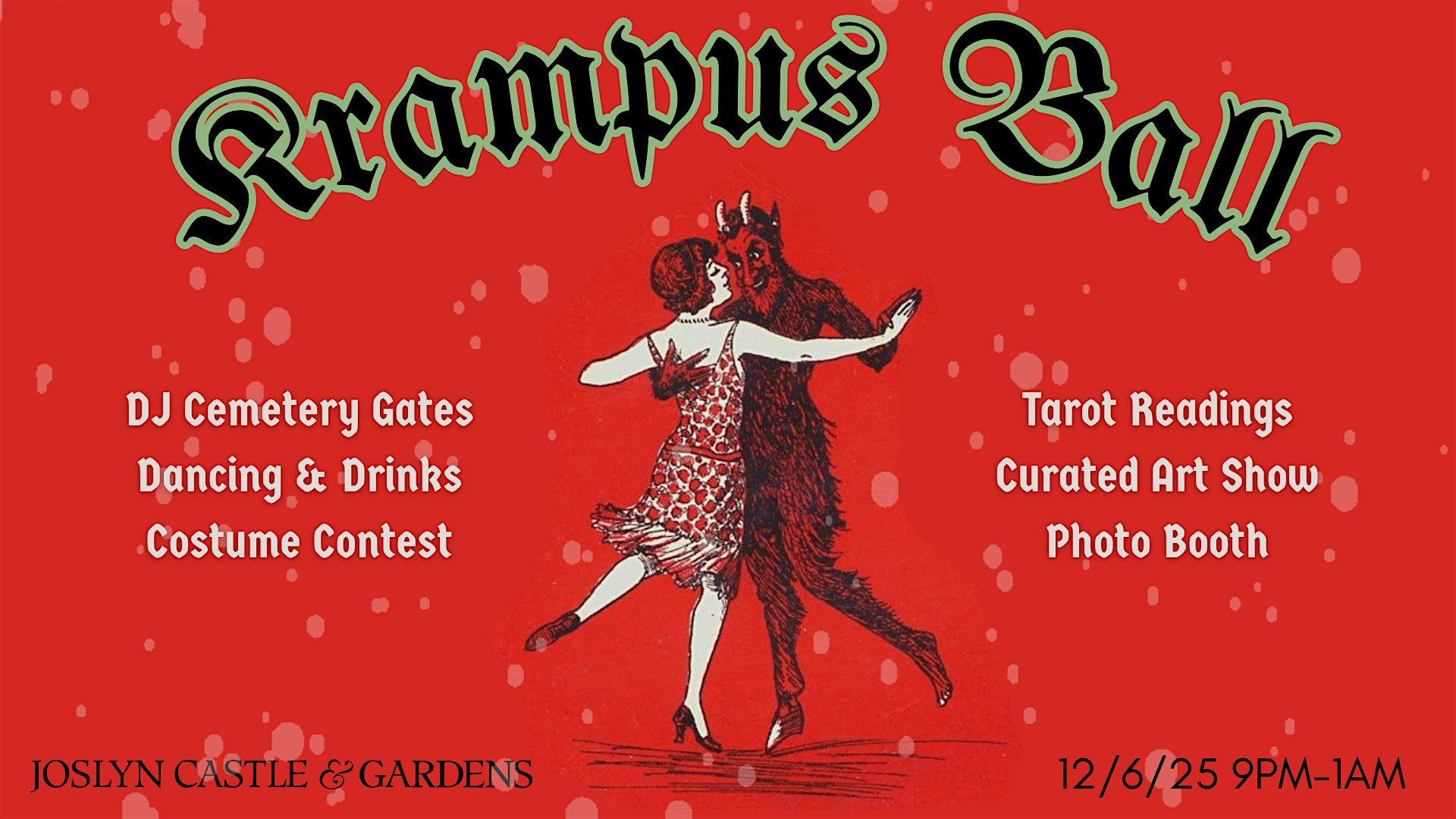 Krampus Ball at Joslyn Castle & Gardens – Omaha, NE