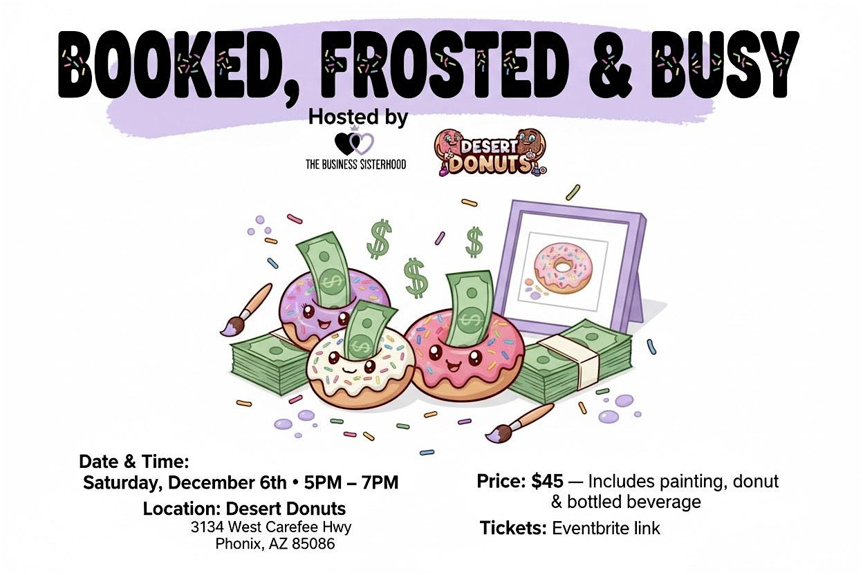 Booked, Frosted & Busy at Desert Donuts – Phoenix, AZ