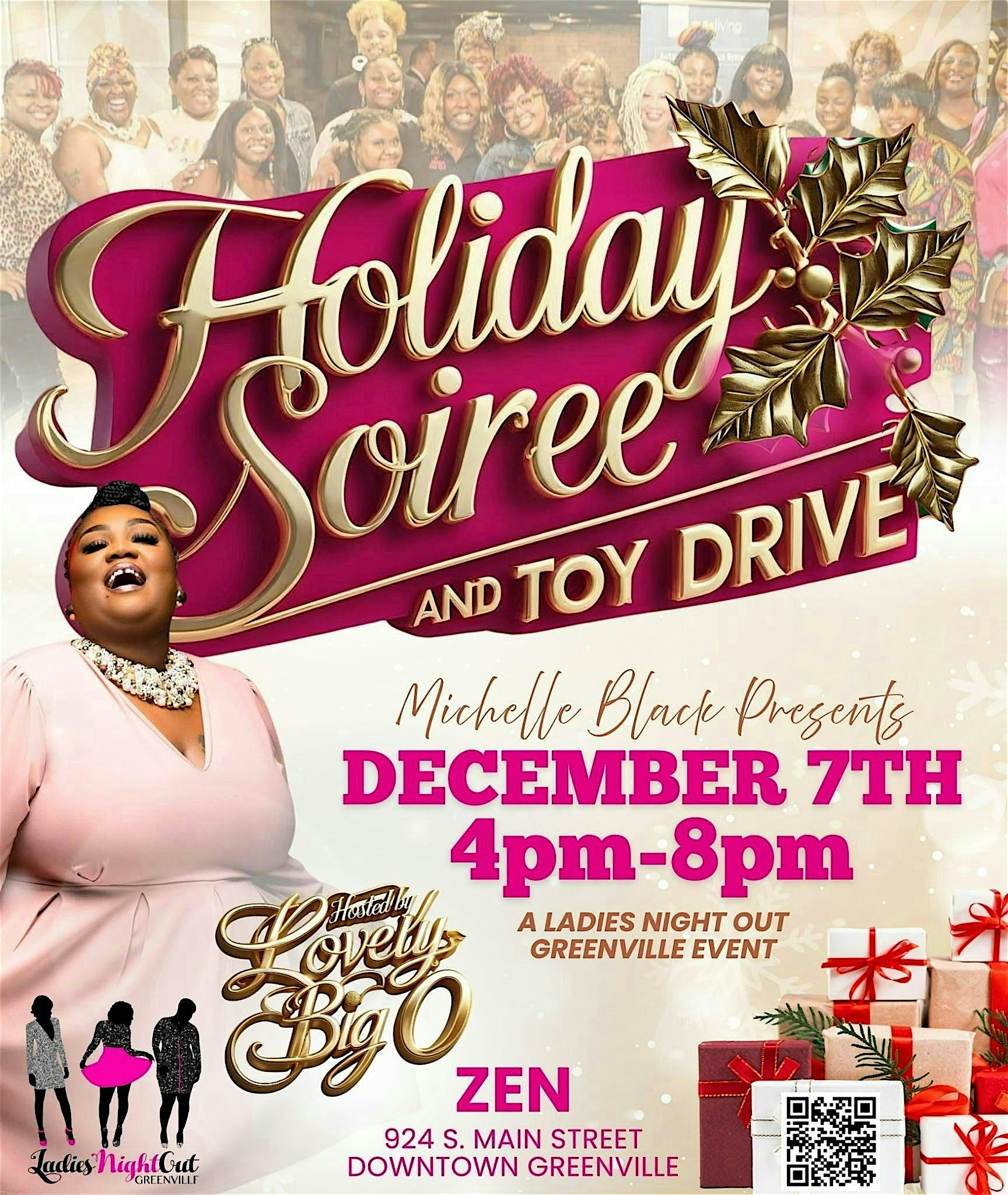 Ladies Night Out “Holiday Soiree” Edition at Zen – An Elegant Space For HIre – Greenville, SC