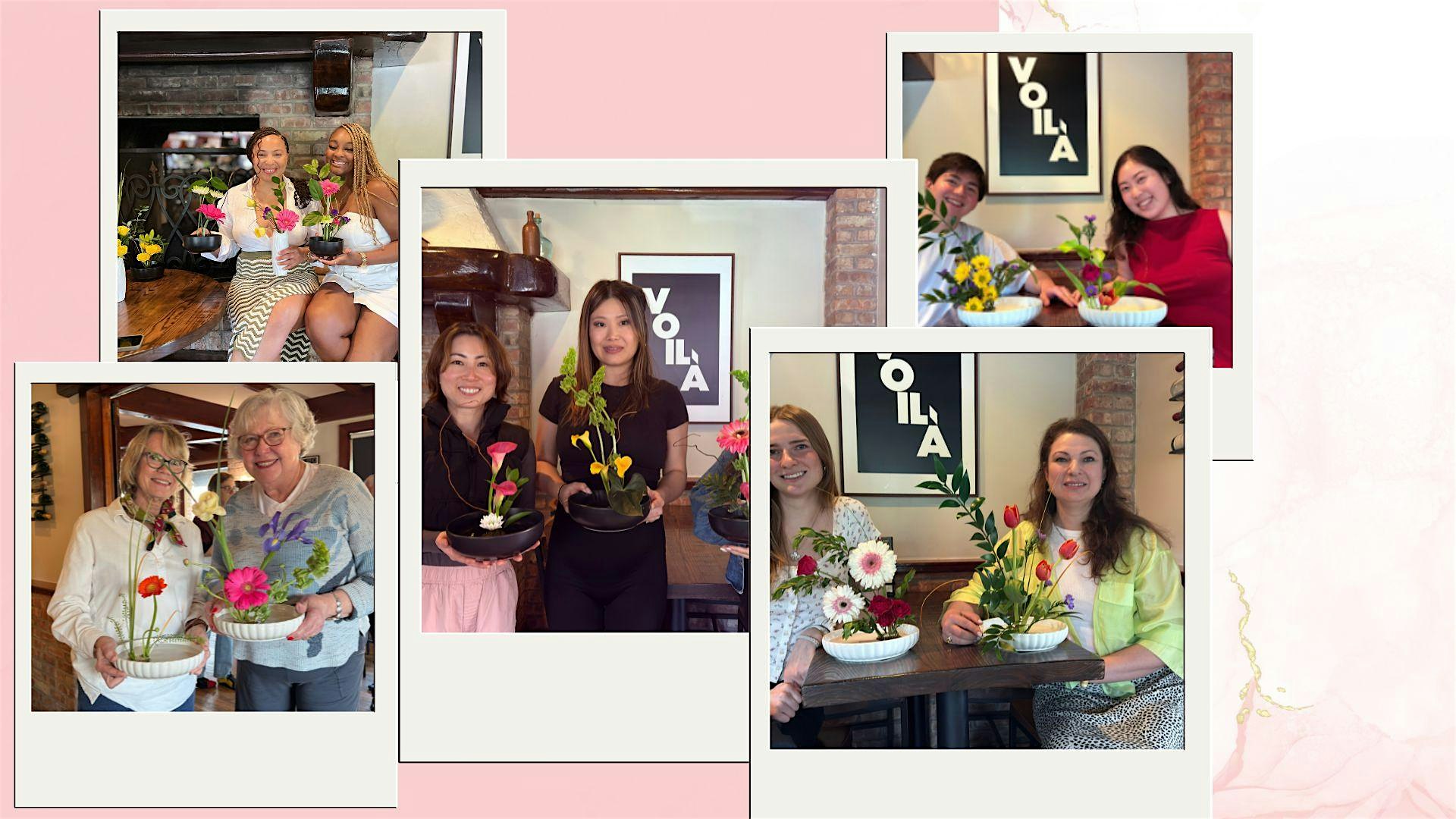 Flower Arrangement Class: Ikebana & Pastry at la Madeleine – Reston, VA