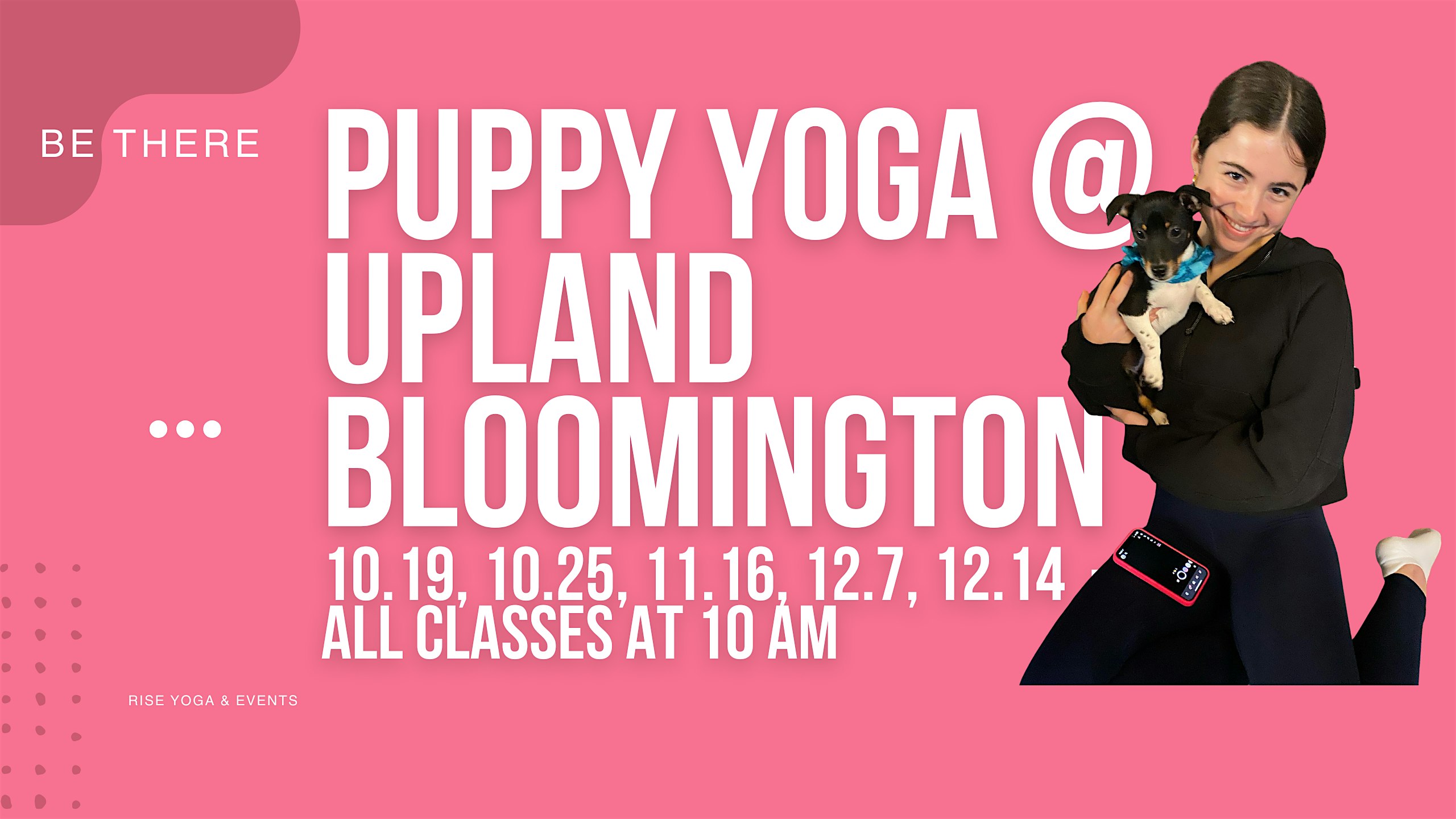 Puppy Yoga at Upland Bloomington at Upland Brewing Co. – Bloomington, IN