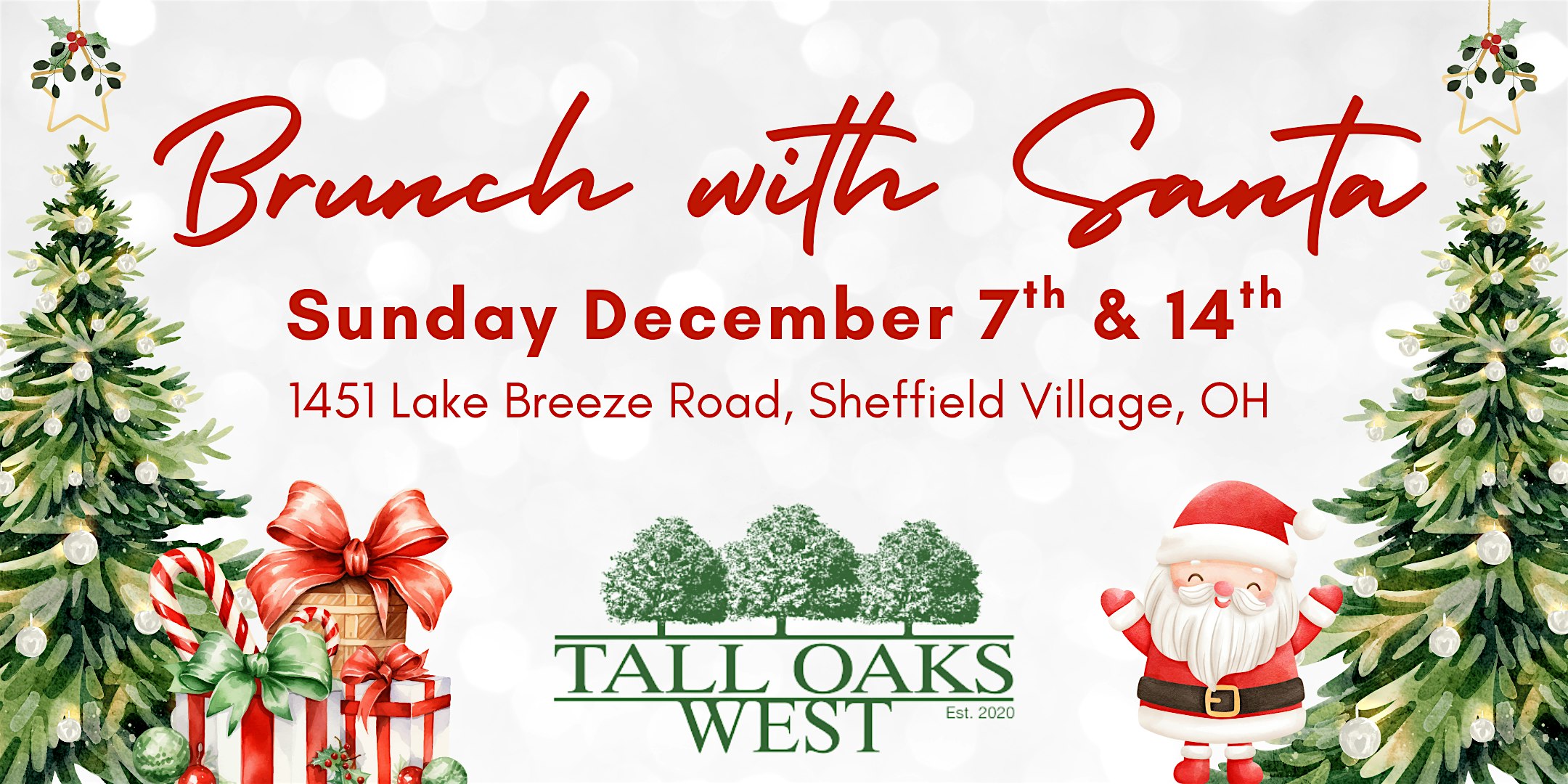 Tall Oaks Sheffield Santa’s Brunch at 1451 Lake Breeze Rd – Sheffield, OH