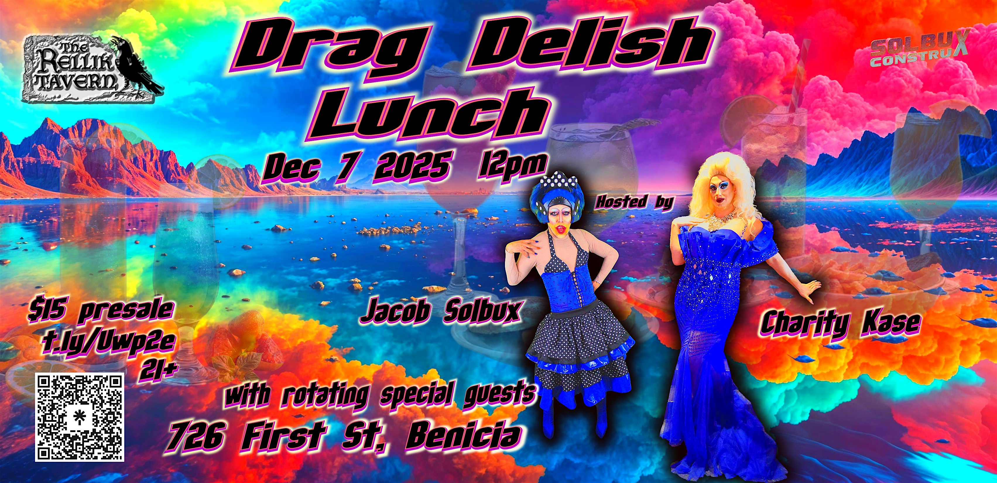 The Rellik Tavern Drag Delish Lunch at The Rellik Tavern – Benicia, CA