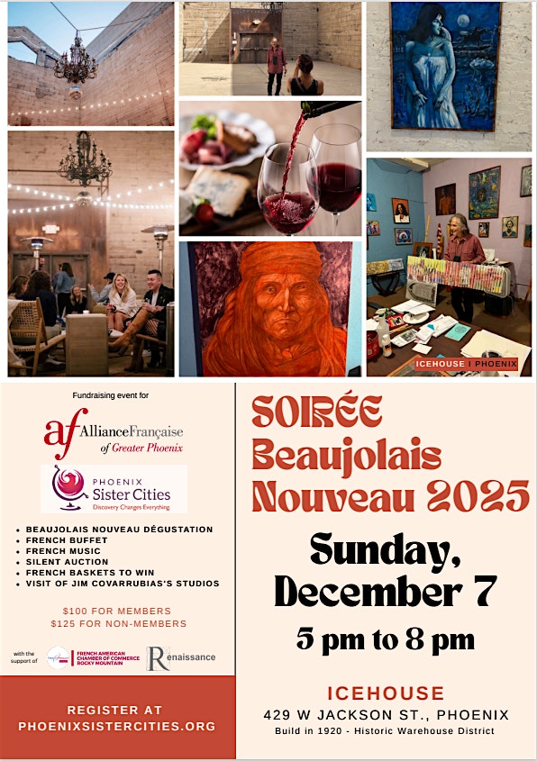 SOIRÉE Beaujolais Nouveau 2025 at 429 W Jackson St – Phoenix, AZ