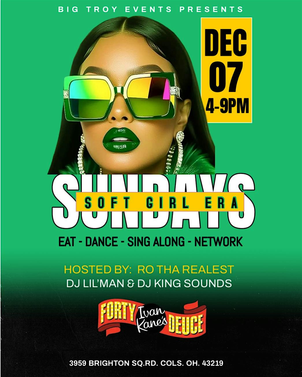 SOFT GIRL ERA SUNDAYS DAYPARTY at Forty Deuce Burlesque & Speakeasy – Columbus, OH