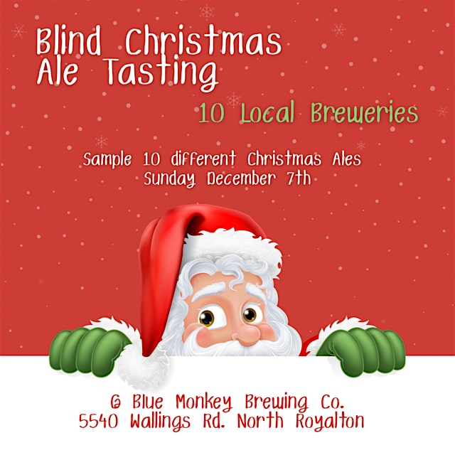 Blind Christmas Beer Tasting(Second Seating) at Blue Monkey Brewing Company – North Royalton, OH