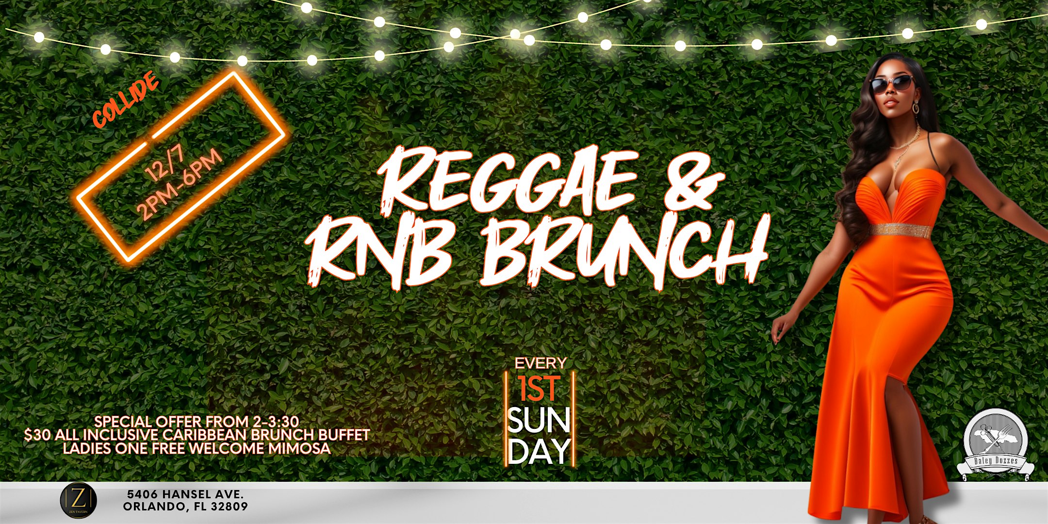 Reggae & RnB Brunch at Zen Tavern – Orlando, FL