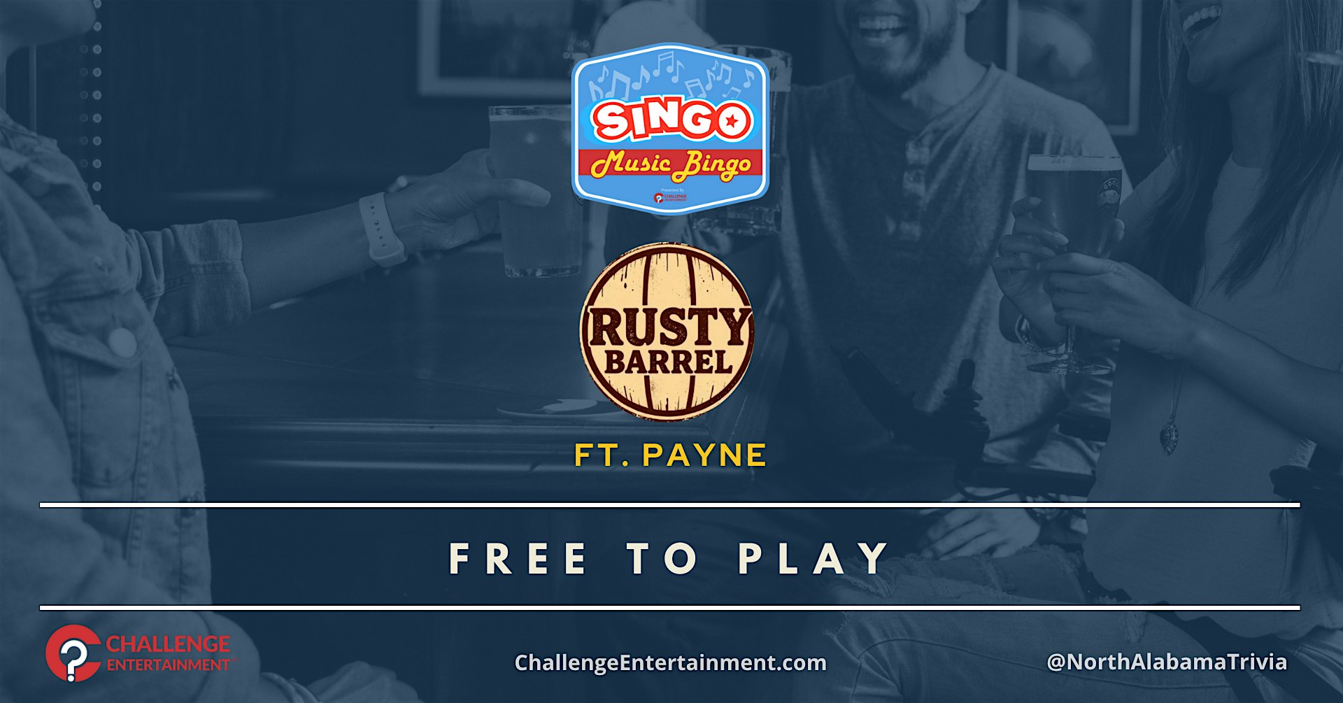 Weekly Live SINGO Bingo Nights at the Rusty Barrel, Ft. Payne at Rusty Barrel Saloon and Grub – Fort Payne, AL