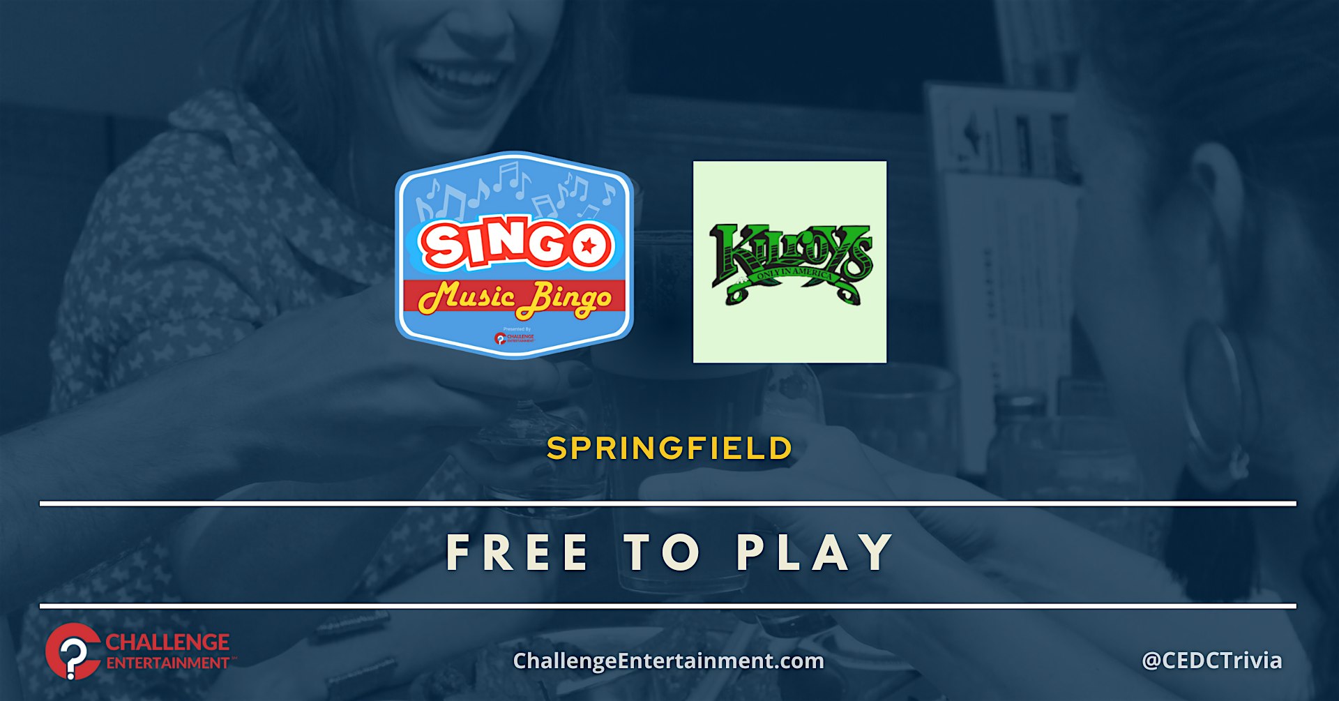 SINGO Music Bingo Nights at Kilroys – Springfield at Kilroy’s – Springfield, VA