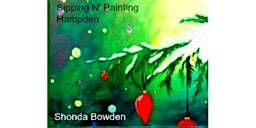 Holiday Tree Branch Tuesday, Dec. 9th 6:30pm $35 at Sipping N’ Painting Hampden – Denver, CO