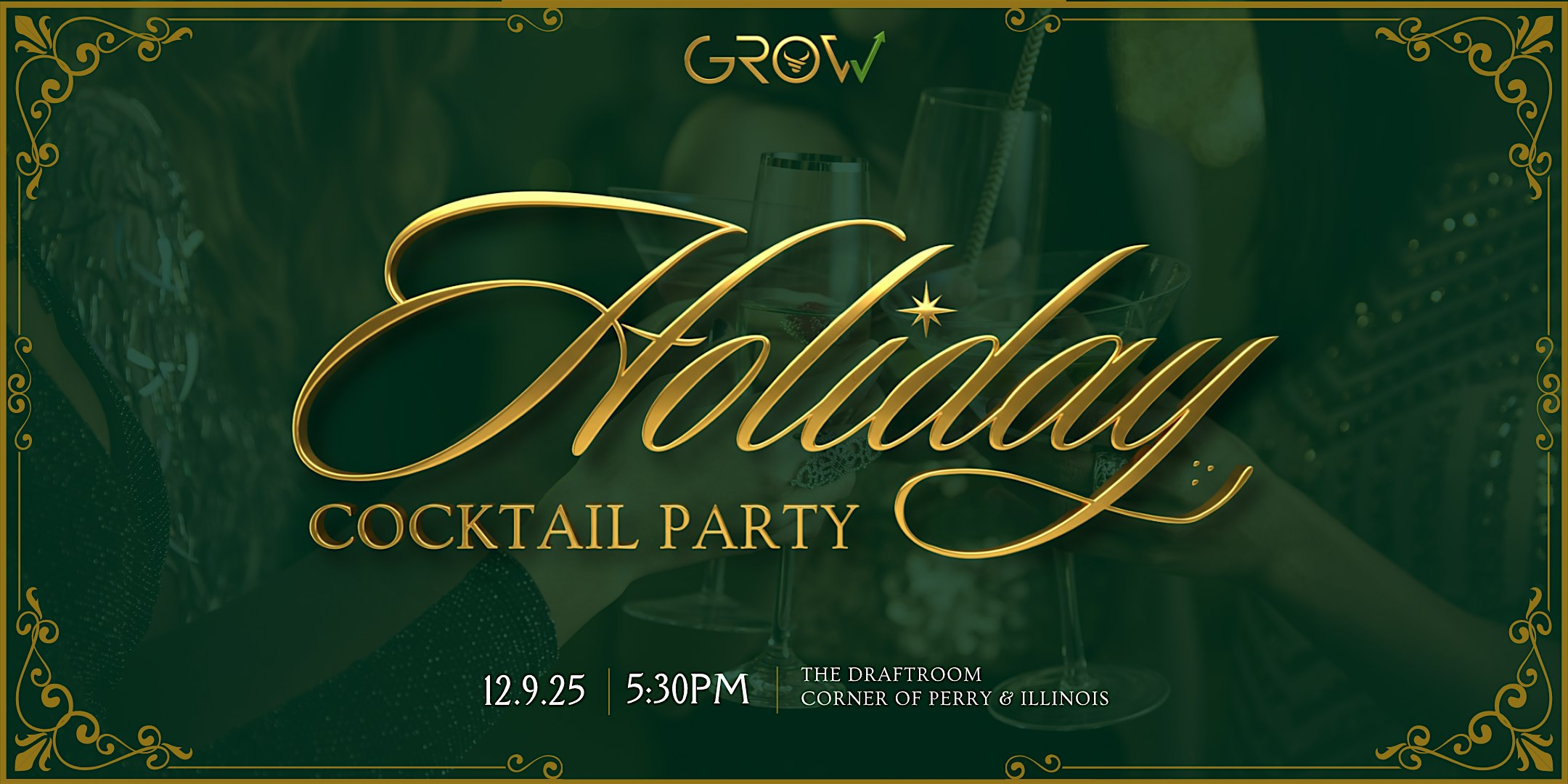 2025 GROW Holiday Cocktail Party at The Draft Room – Buffalo, NY