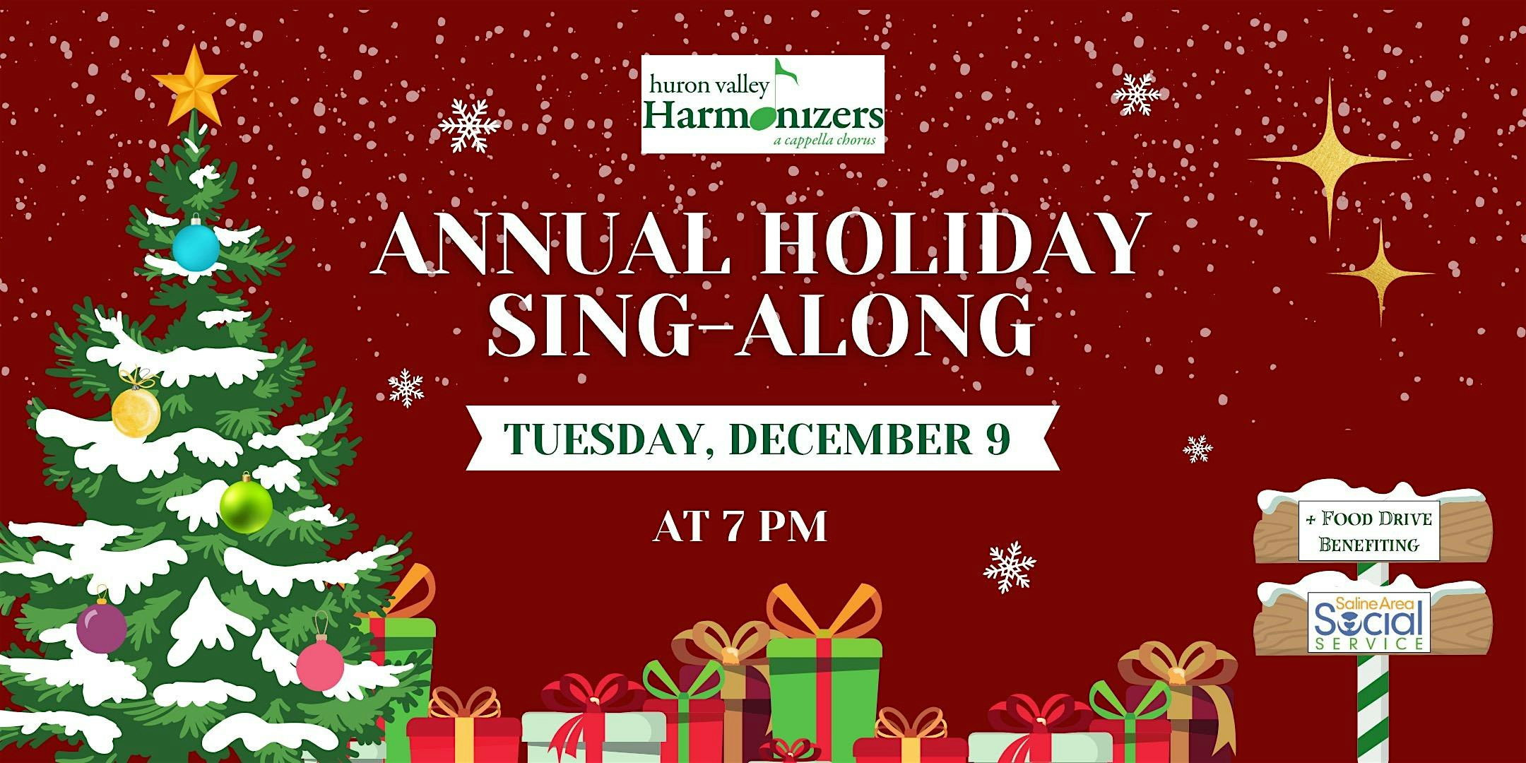 Annual Holiday Sing-Along at Huron Valley Harmonizers – Interfaith Center for Spiritual Growth – Ann Arbor, MI