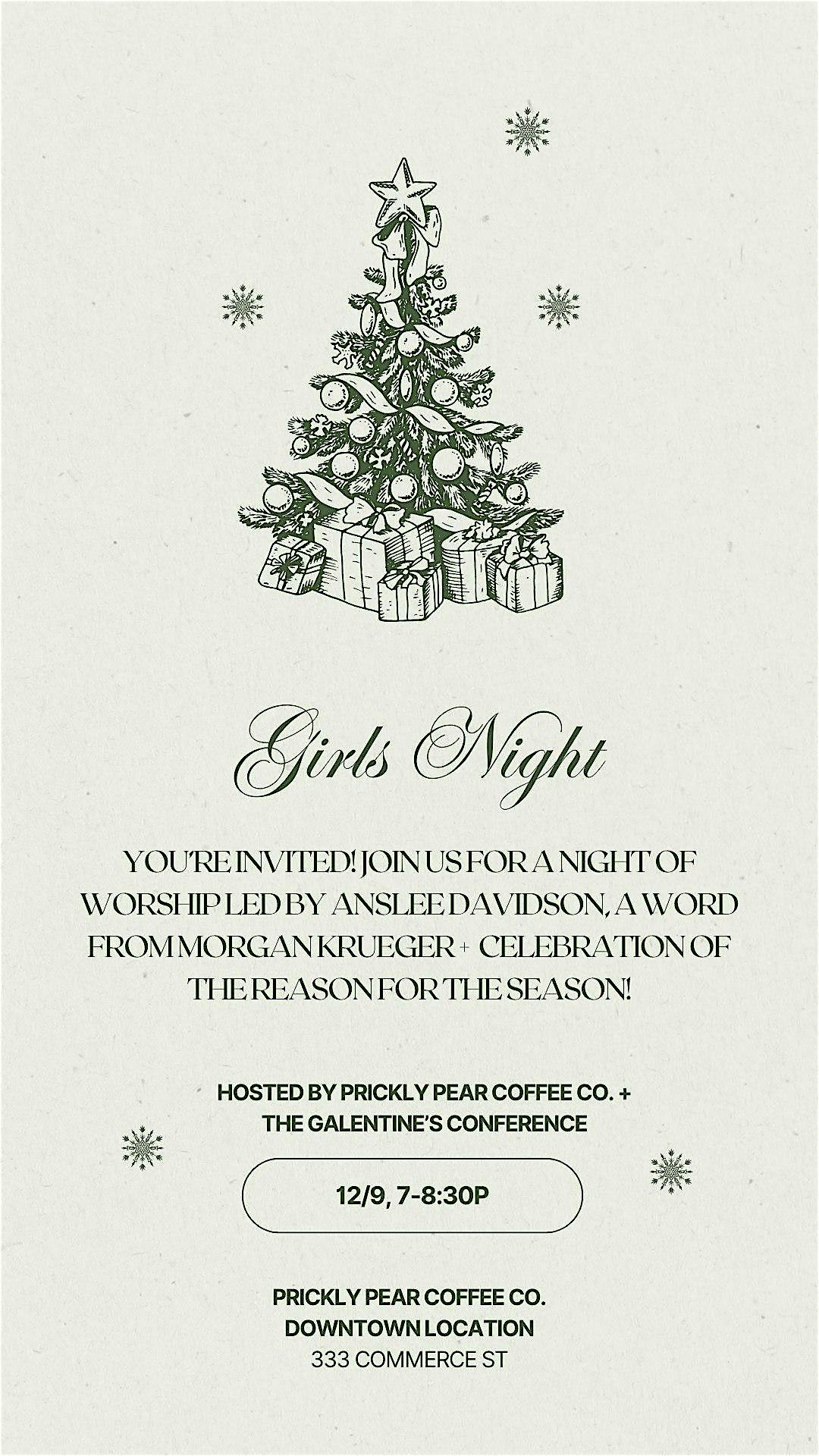 PPCC x TGC – Girl’s Night! at Prickly Pear Coffee Co. – Nashville, TN