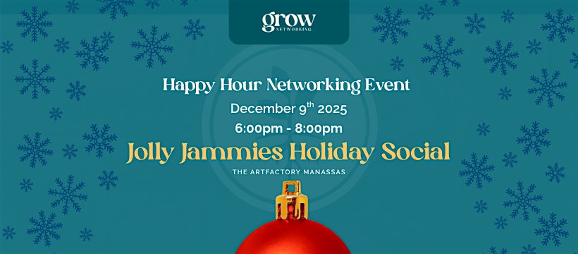 Happy Hour: Jolly Jammies Holiday Social at ARTfactory – Manassas, VA