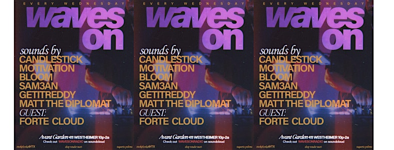 WAVES ON WESTHEIMER at AvantGarden – Houston, TX