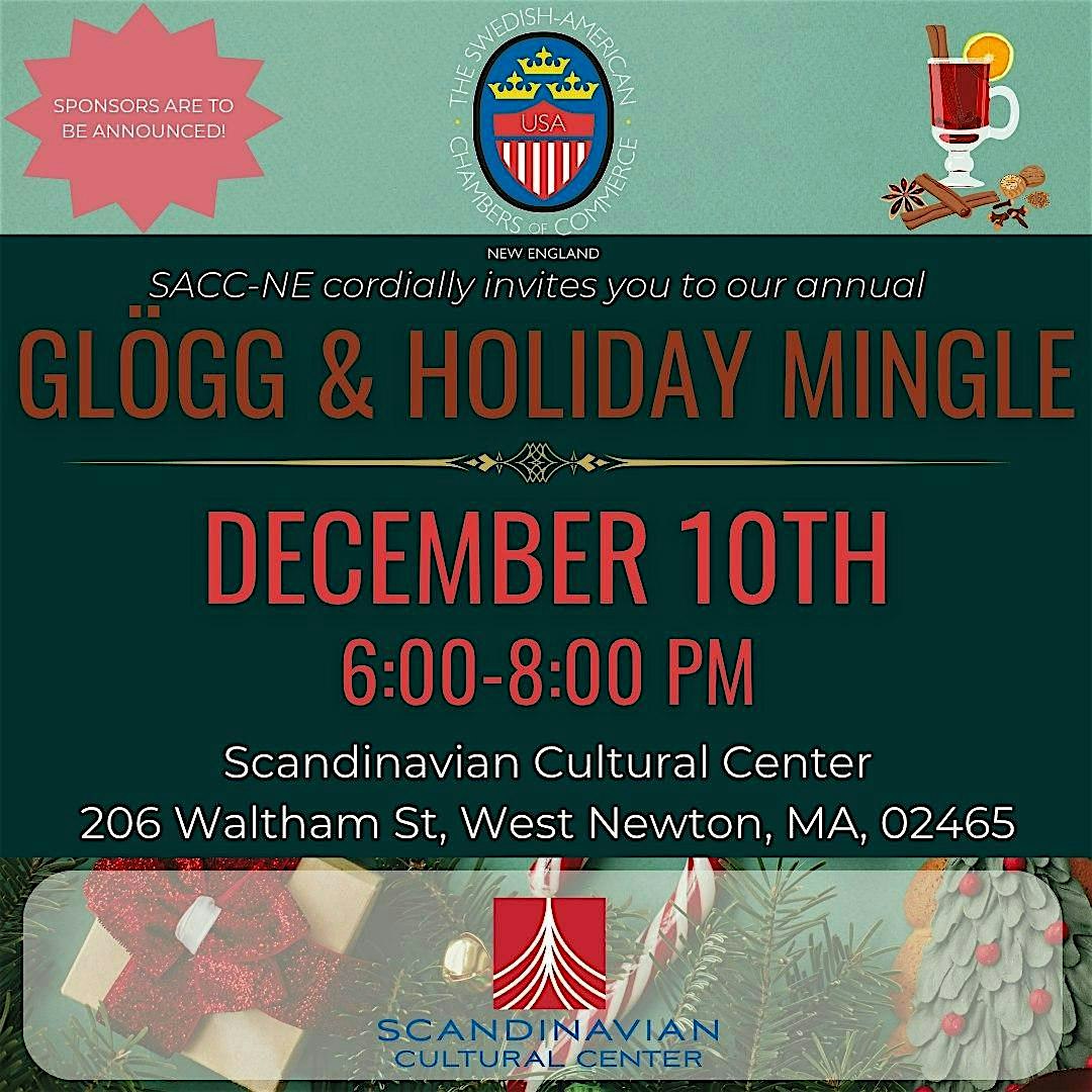 SACC-NE ANNUAL GLÖGG & HOLIDAY MINGEL at Scandinavian Cultural Center – Newton, MA