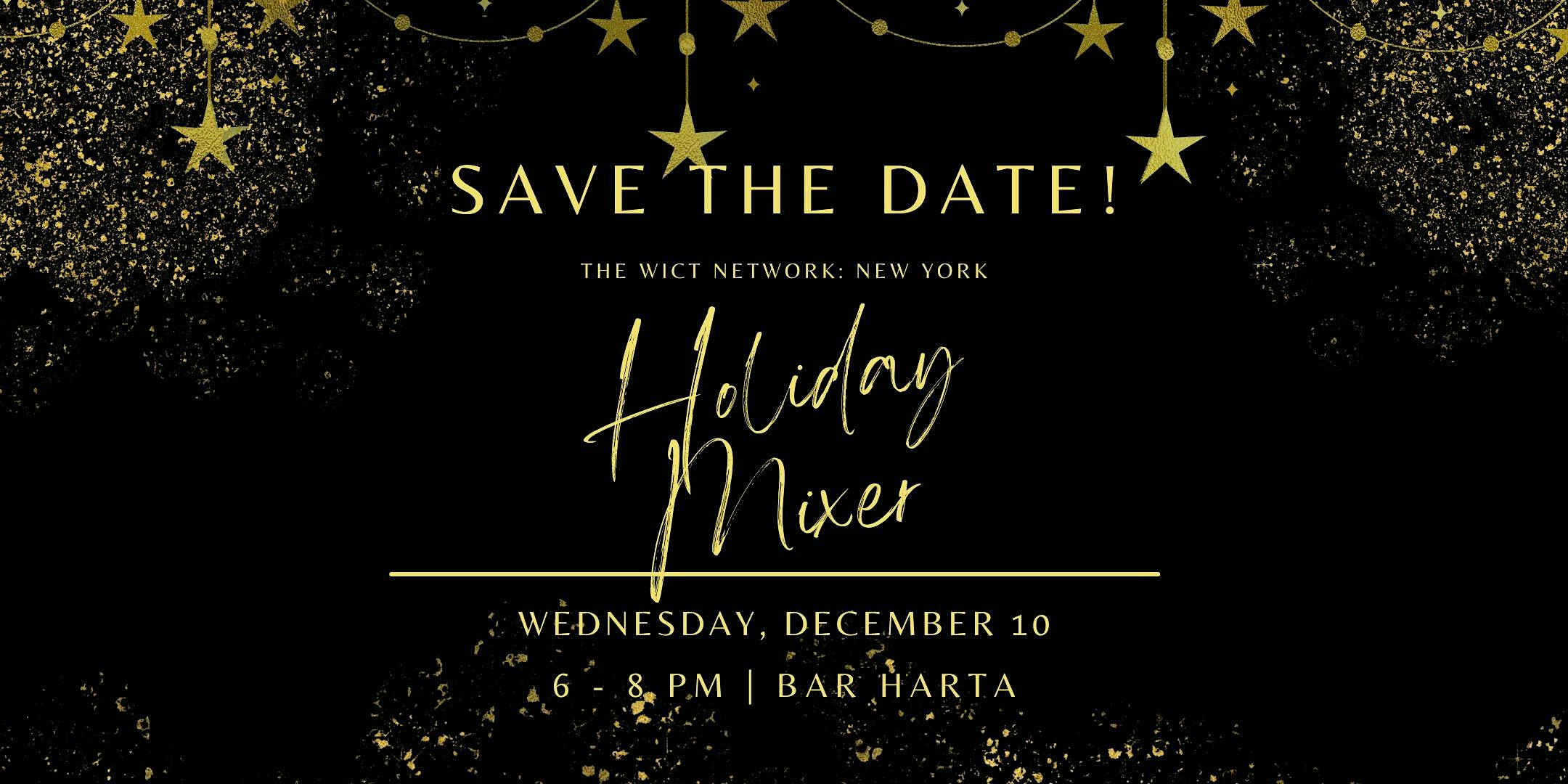 The WICT Network: New York Annual Holiday Mixer at Bar Harta – New York, NY