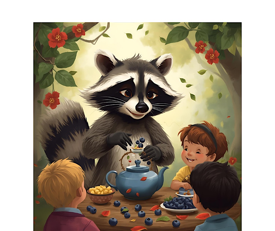 Rascal Raccoon’s Tea Party at Nellie Dog Pottery & Paints – Chillicothe, OH