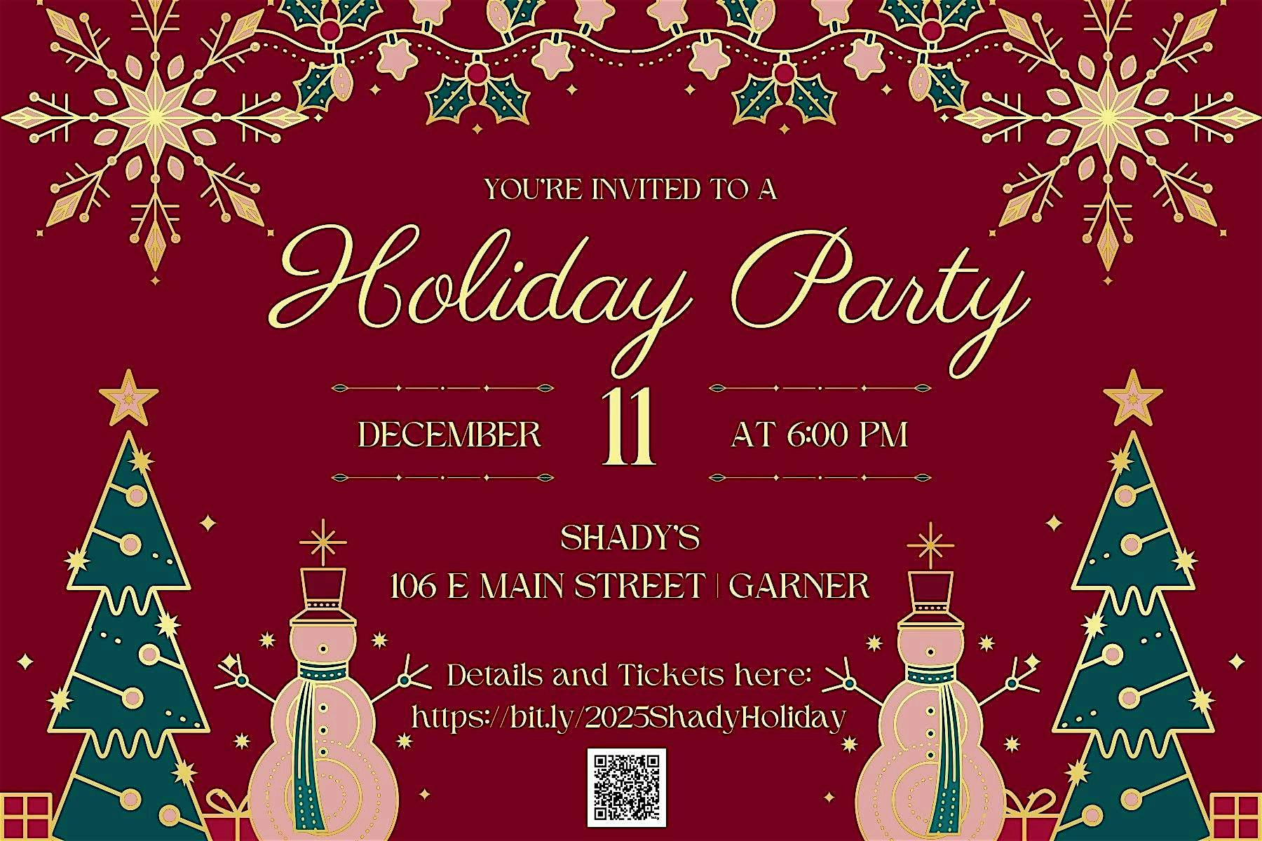 Ho Ho Holiday Fun at Shady’s – Garner, NC