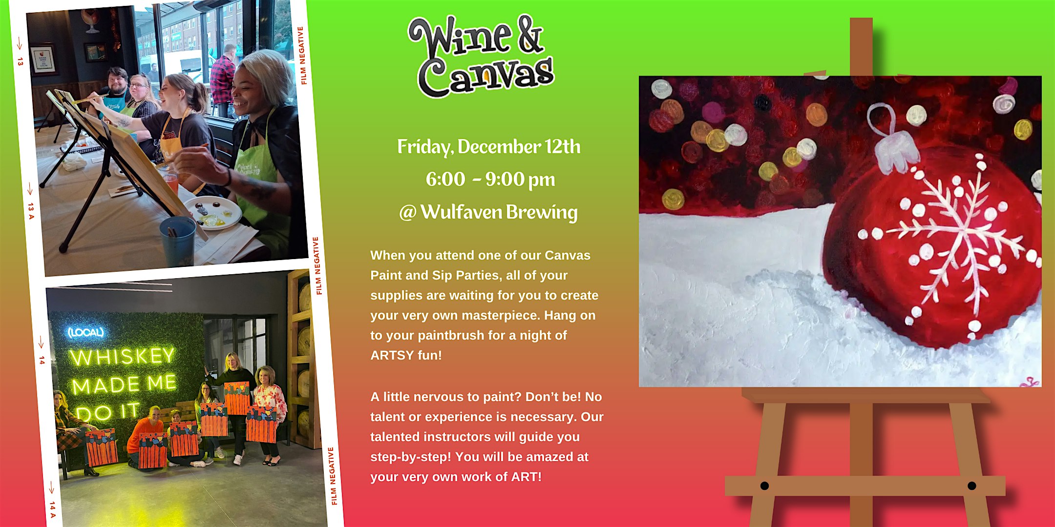 Tampa Art Party – Red Ornament at Wulfaven Brewing Company – Tampa, FL