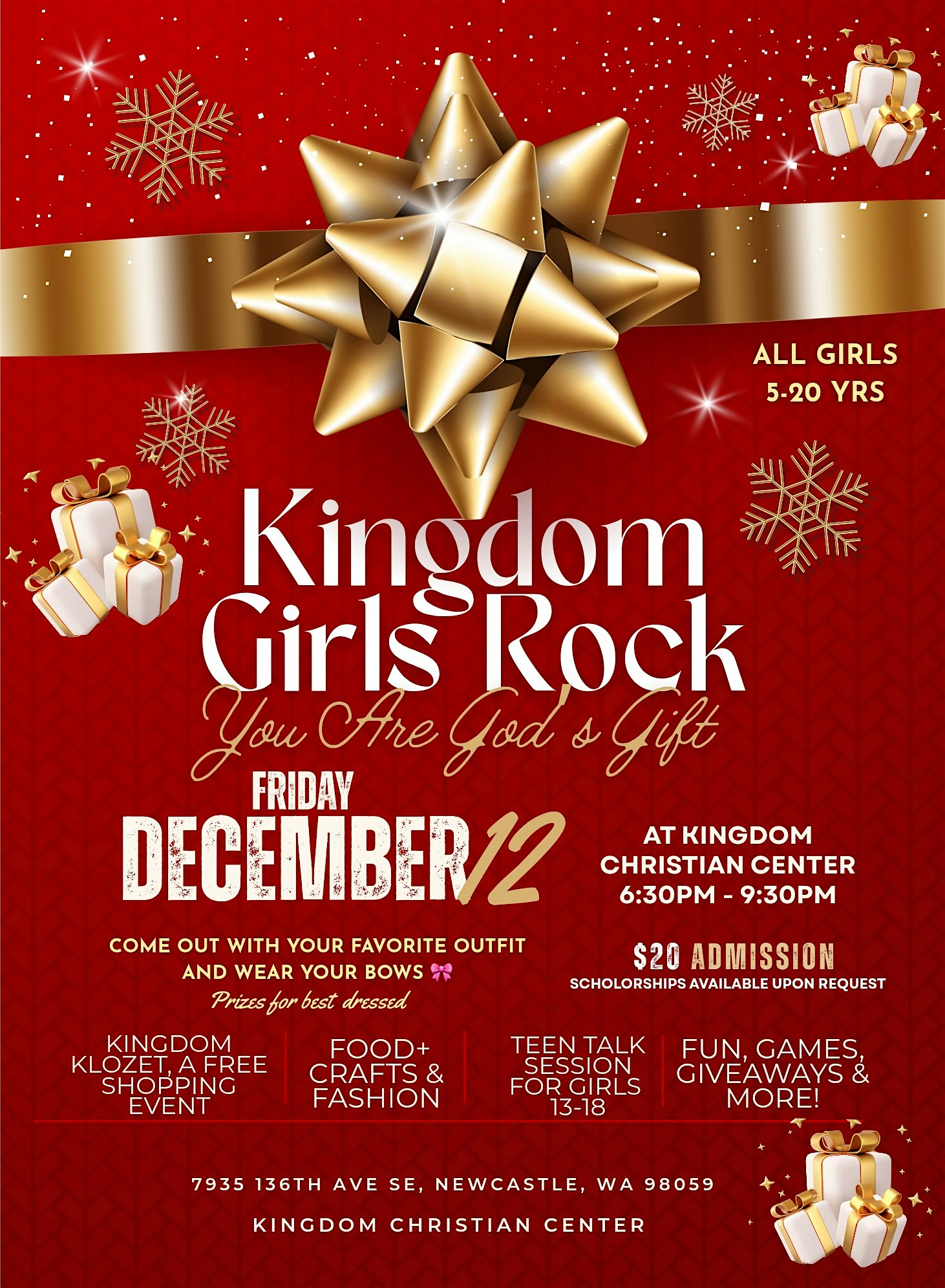 Kingdom Girls Rock 2025 at Kingdom Christian Center International Ministries – Newcastle, WA