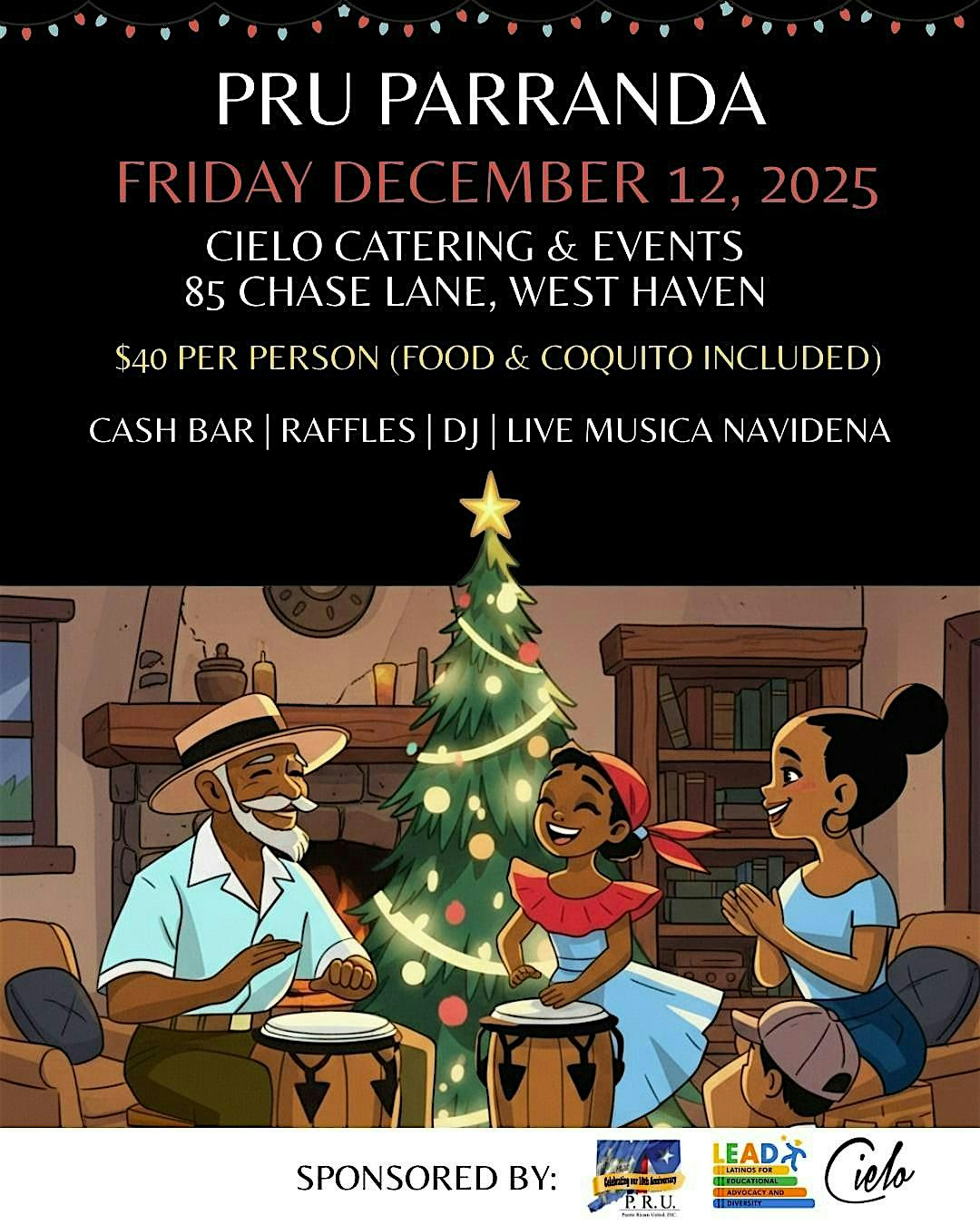 PRU PARRANDA 2025! at Cielo Catering and Events – West Haven, CT