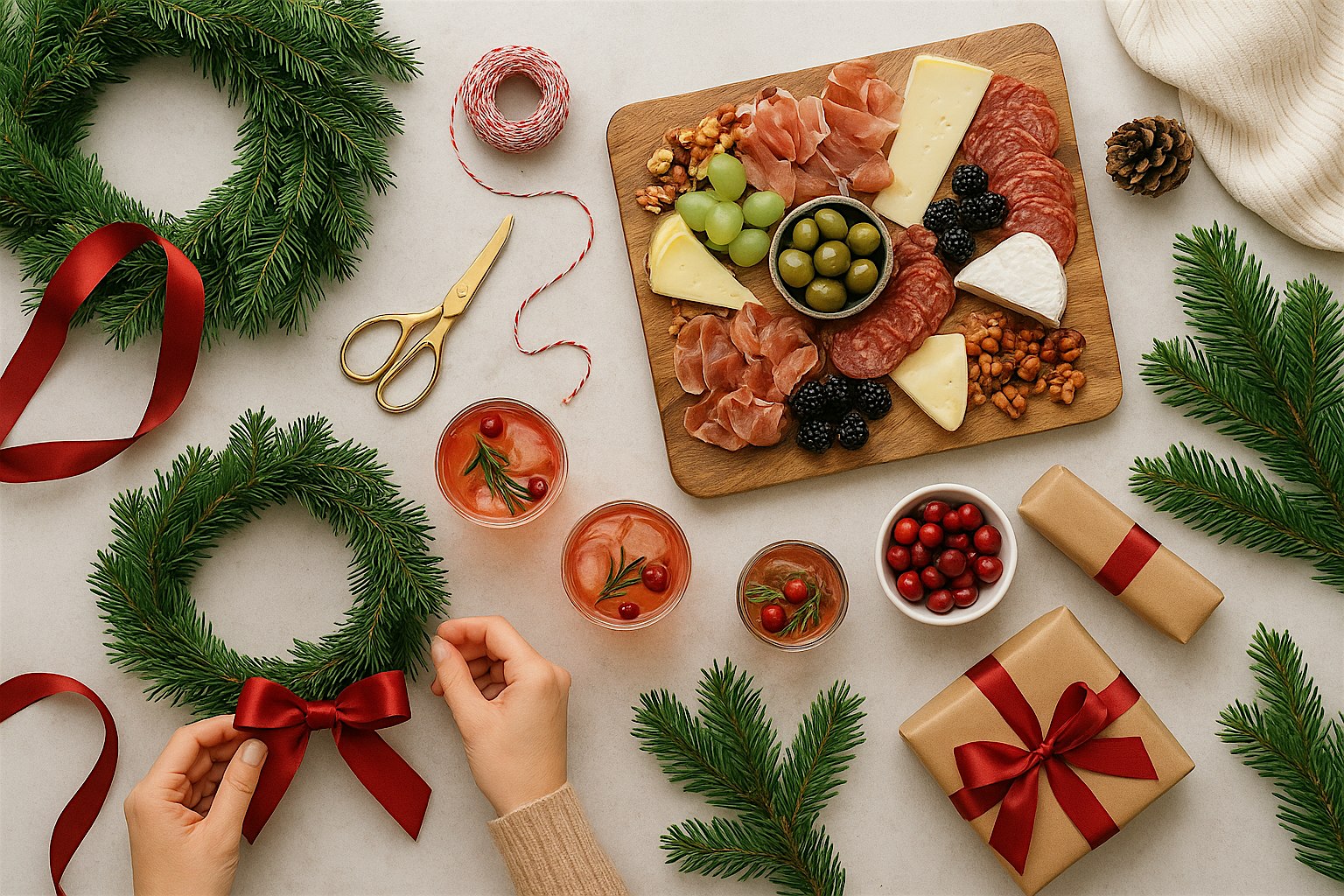 Merry & Bright at the Loft: A Beyond Social Creative Holiday Night at 104 W Washington St – Bloomington, IL