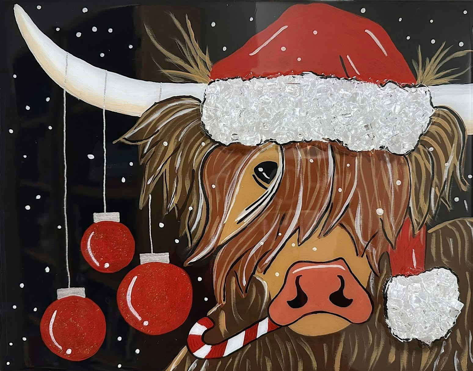 Holiday paint and sip at Coterie Lounge & Cafe – Olde West Chester, OH