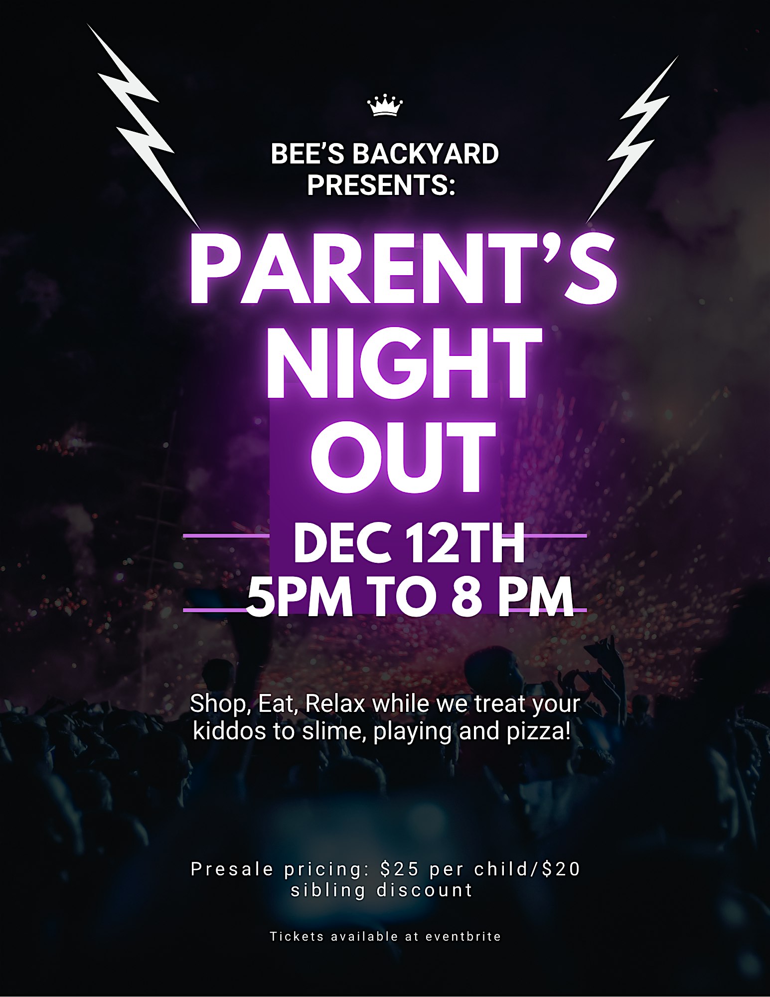 Parent’s Night Out at Bee’s Backyard, Lackawanna Avenue, Scranton, PA, USA – Scranton, PA