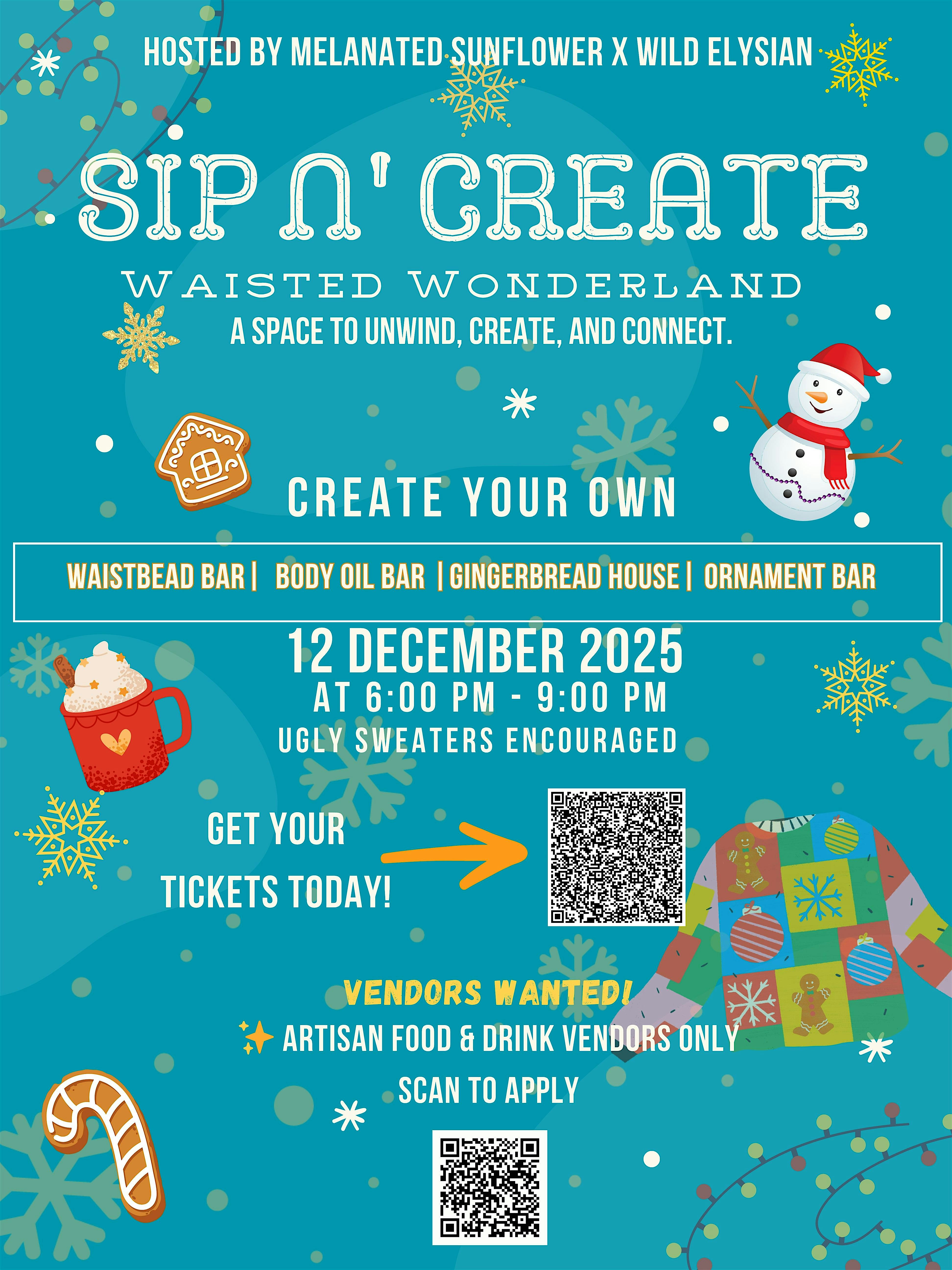 Sip n’ Create: Waisted Wonderland at Killeen Arts and Activities Center – Killeen, TX