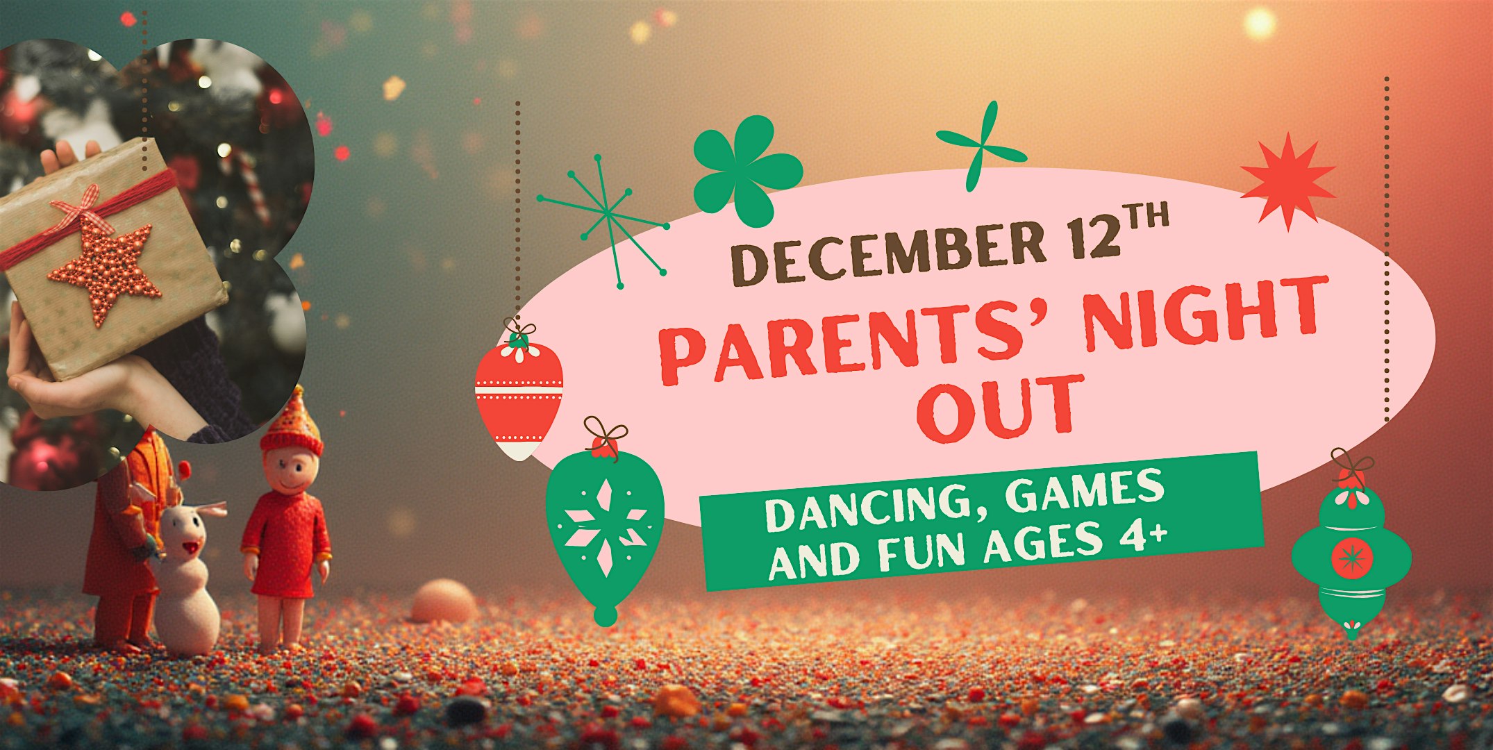 Parent’s Night Out for Ages 4+ at 2018 Roosevelt Dr – Pantego, TX