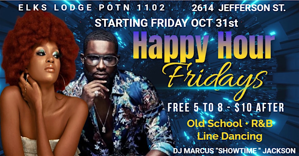 Happy Hour Friday’s at Elks Lodge 1102 – Nashville, TN