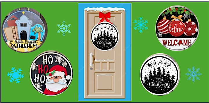 PAINT AND SIP AT AVIATOR BREW HUB Wooden Door Hanger at Aviator Brew Hub – Stewartstown, PA