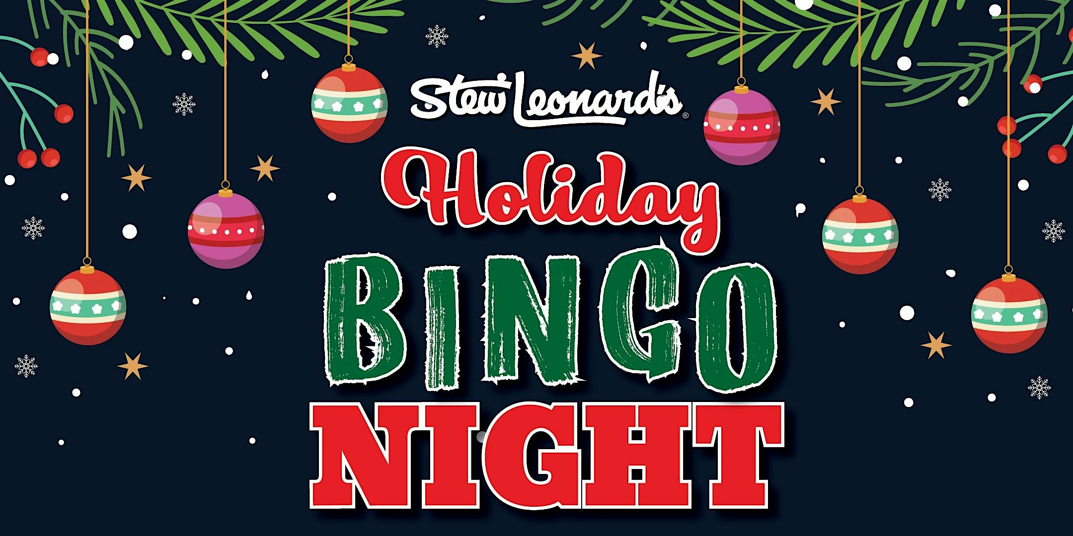 Holiday Bingo Night at Stews at Stew Leonard’s of Newington – Newington, CT