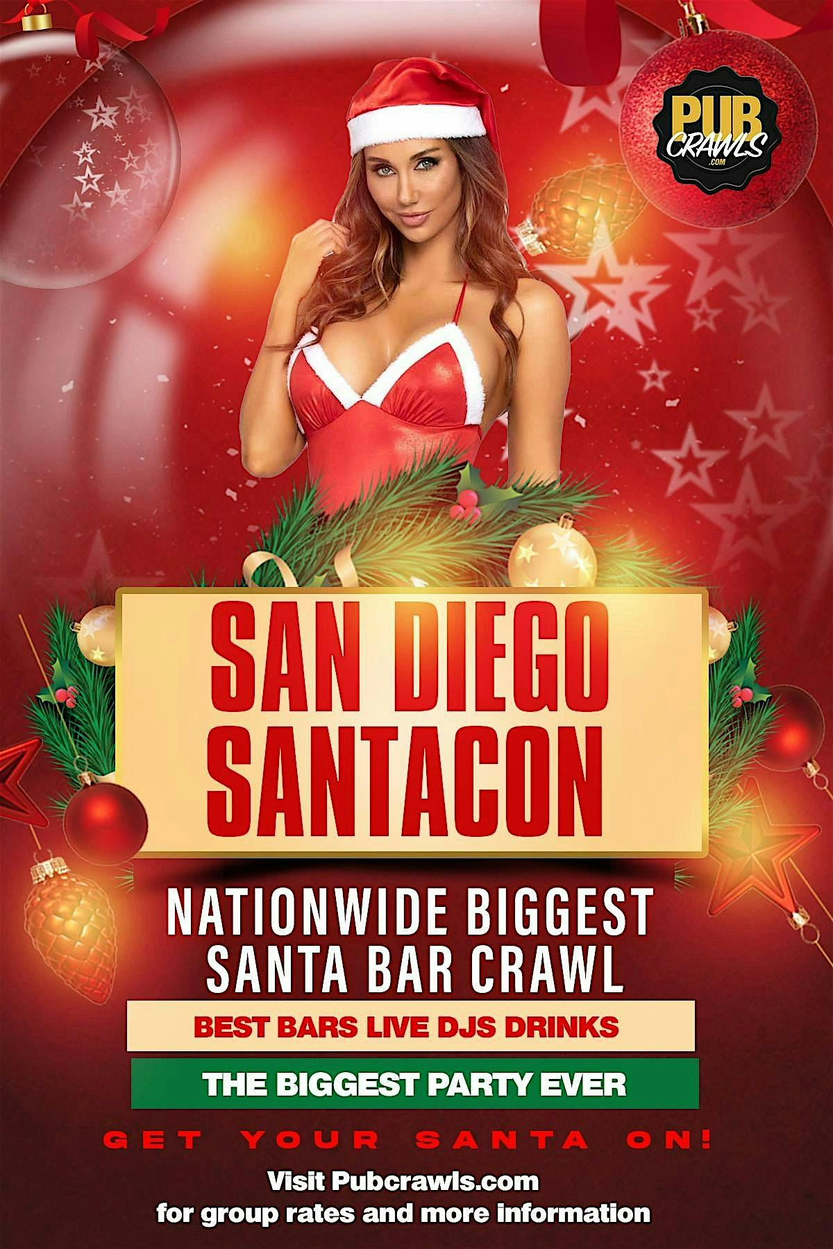 San Diego SantaCon 2025 at Whiskey Girl – San Diego, CA