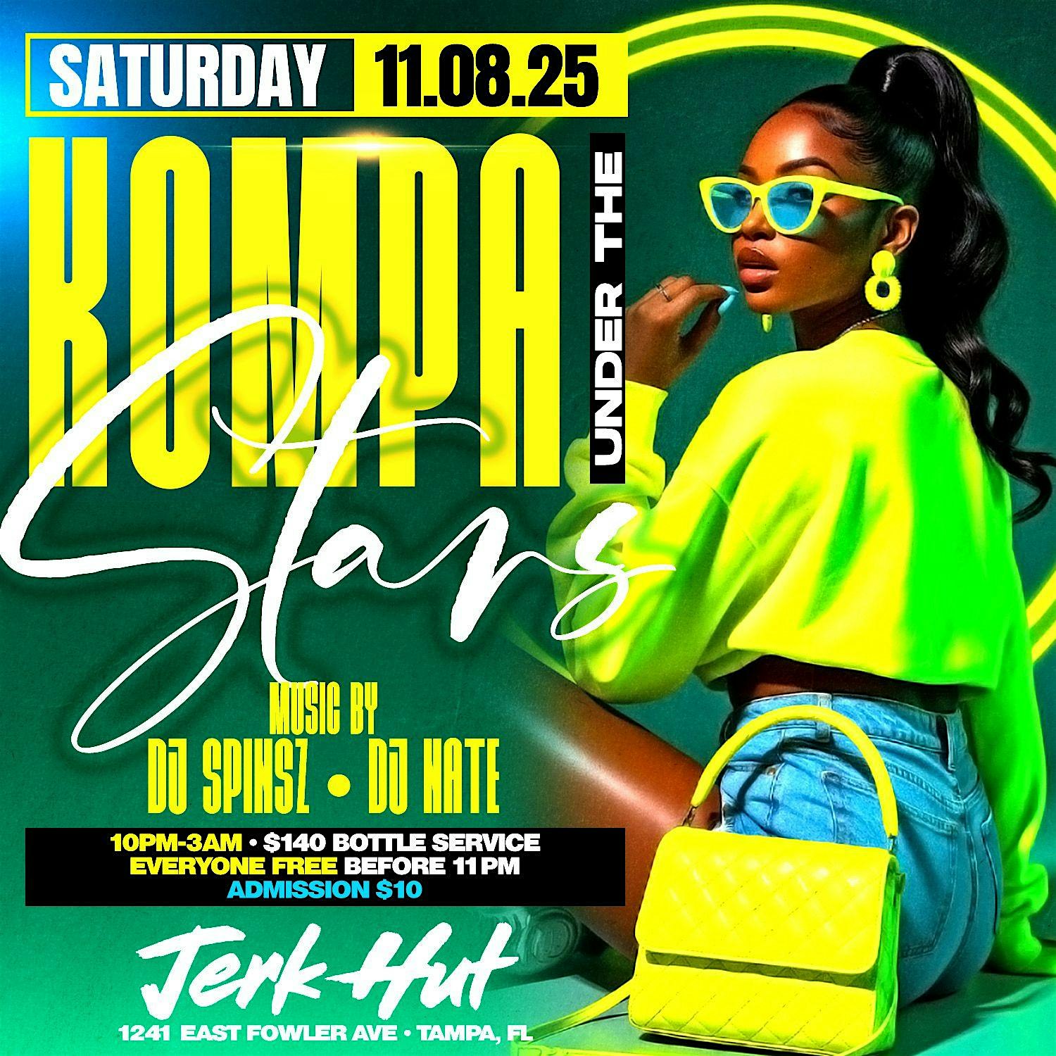 Kompa Under the Stars at 1241 E Fowler Ave – Tampa, FL
