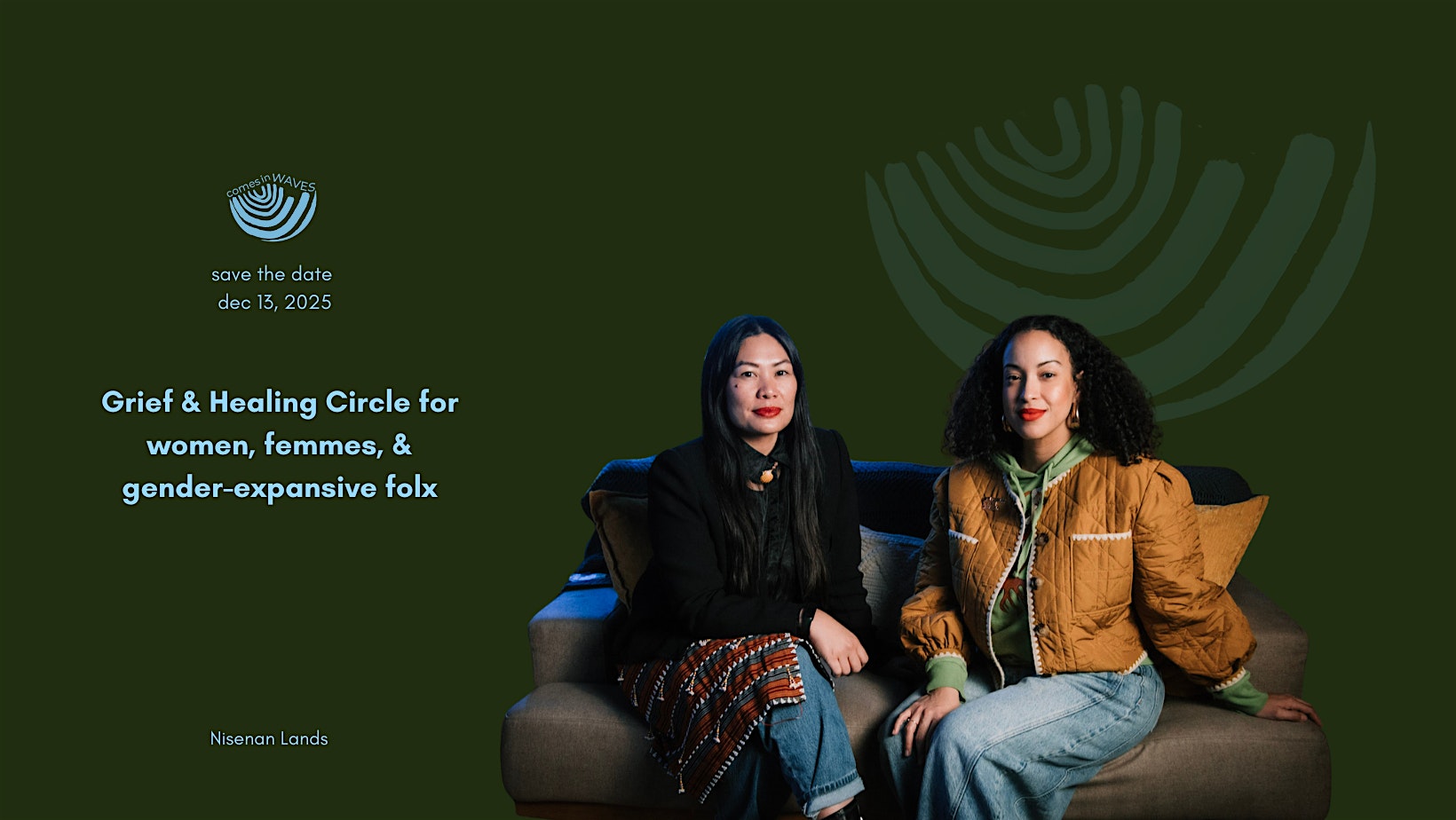 comes in WAVES: A Grief & Healing Circle for Women and Femmes at The Urban Hive – Sacramento, CA