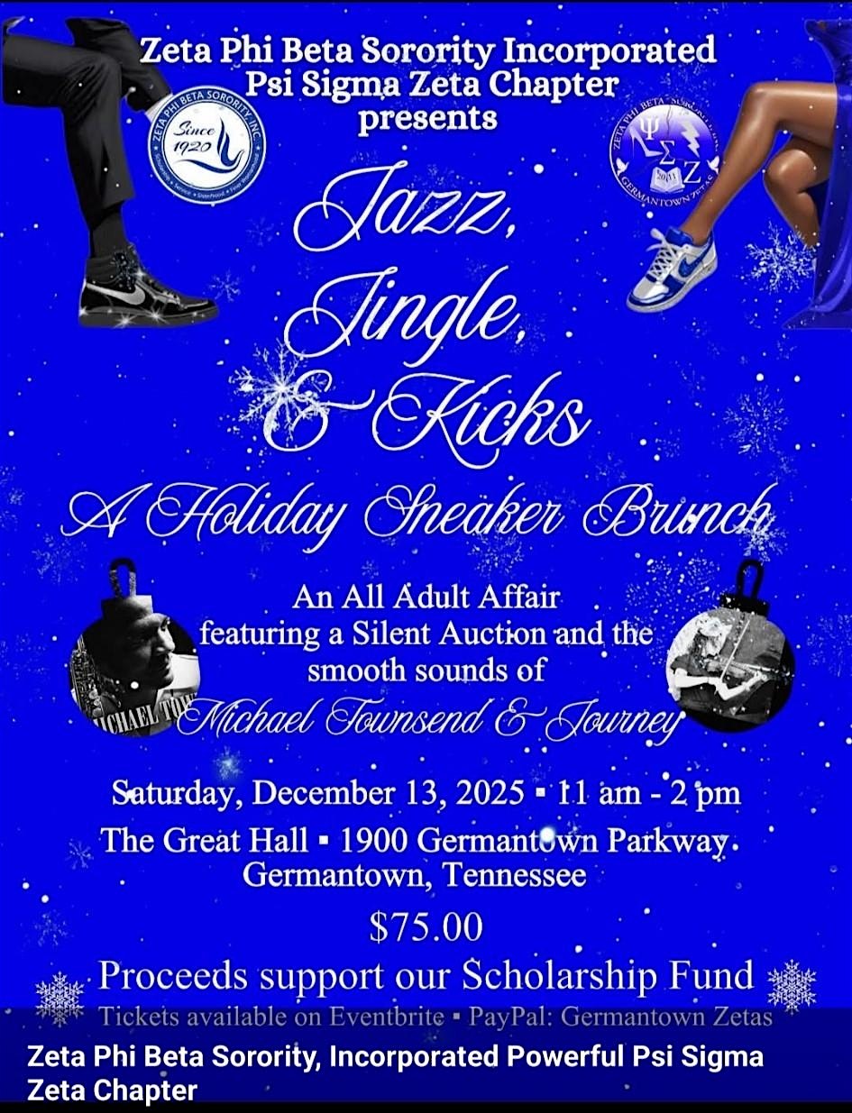 Jazz, Jingle, & Kicks: A Holiday Sneaker Brunch at The Great Hall & Conference Center – Germantown, TN