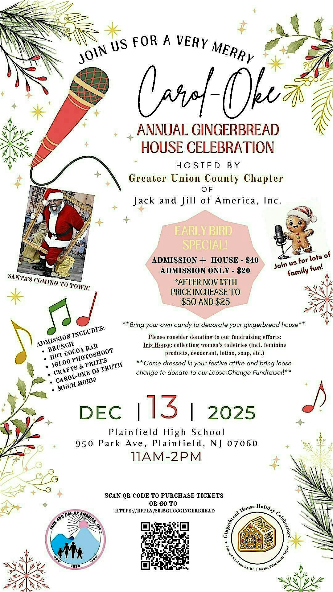 2025 Gingerbread House Decorating Celebration at Plainfield High School – Plainfield, NJ